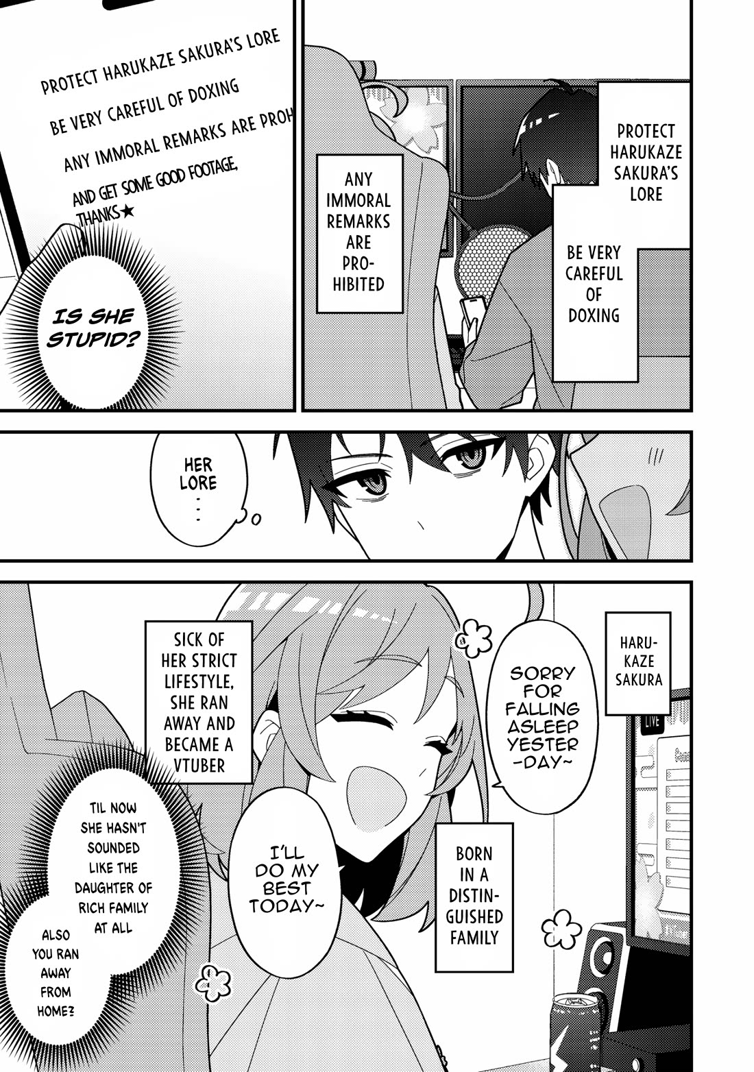 That Time I Crashed Into My Little Sister's Stream and Was Treated Like a VTuber Chapter 1 page 16 - Chapter 1: Big bro joins the battle