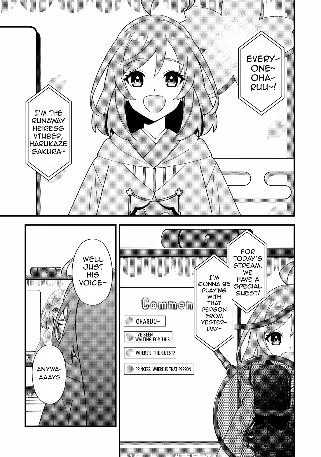 That Time I Crashed Into My Little Sister's Stream and Was Treated Like a VTuber Chapter 1 page 2 - Chapter 1: Big bro joins the battle