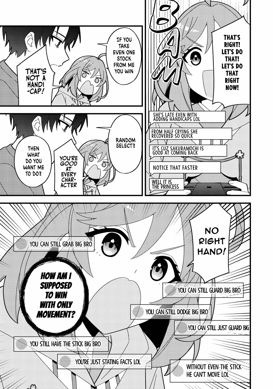 That Time I Crashed Into My Little Sister's Stream and Was Treated Like a VTuber Chapter 1 page 24 - Chapter 1: Big bro joins the battle