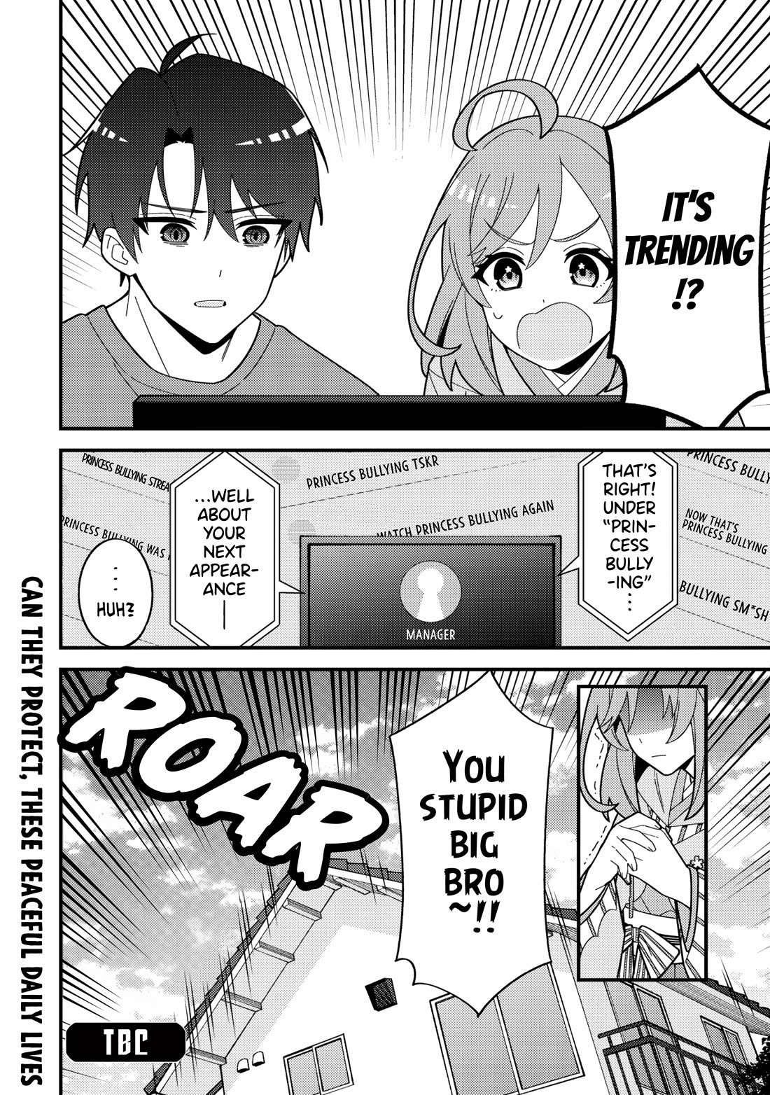 That Time I Crashed Into My Little Sister's Stream and Was Treated Like a VTuber Chapter 1 page 29 - Chapter 1: Big bro joins the battle