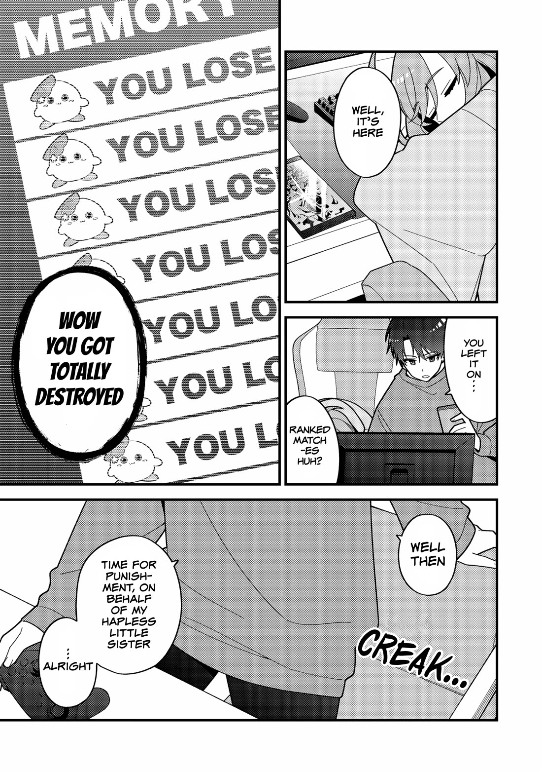 That Time I Crashed Into My Little Sister's Stream and Was Treated Like a VTuber Chapter 1 page 6 - Chapter 1: Big bro joins the battle