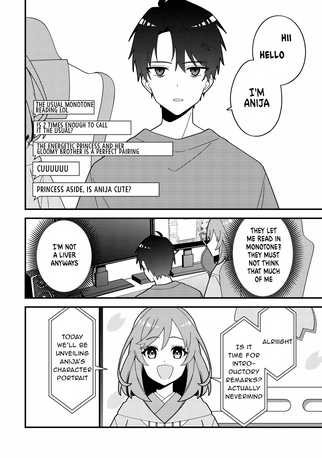 That Time I Crashed Into My Little Sister's Stream and Was Treated Like a VTuber Chapter 2 page 10 - Chapter 2: Don’t turn me into 2D