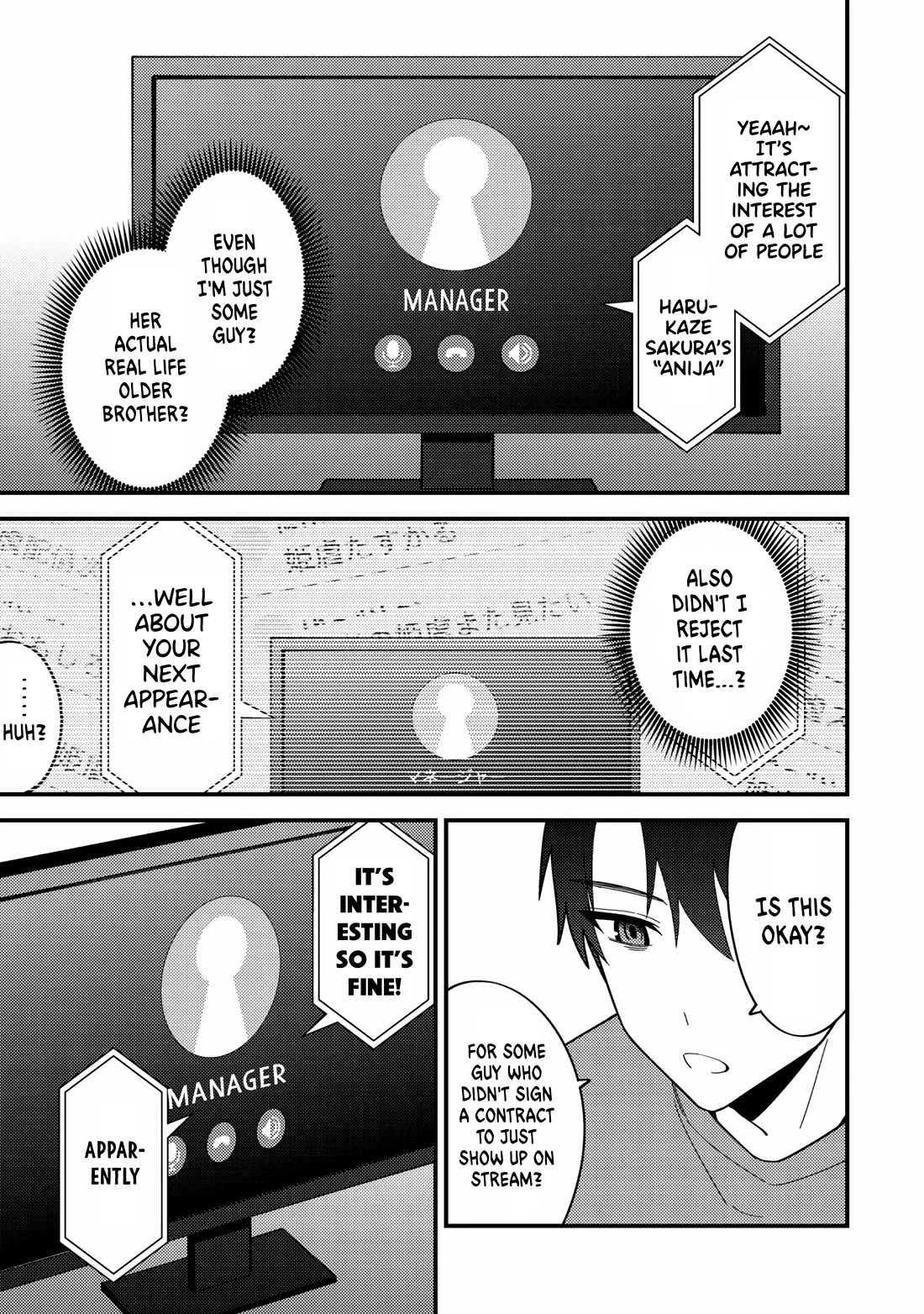 That Time I Crashed Into My Little Sister's Stream and Was Treated Like a VTuber Chapter 2 page 7 - Chapter 2: Don’t turn me into 2D