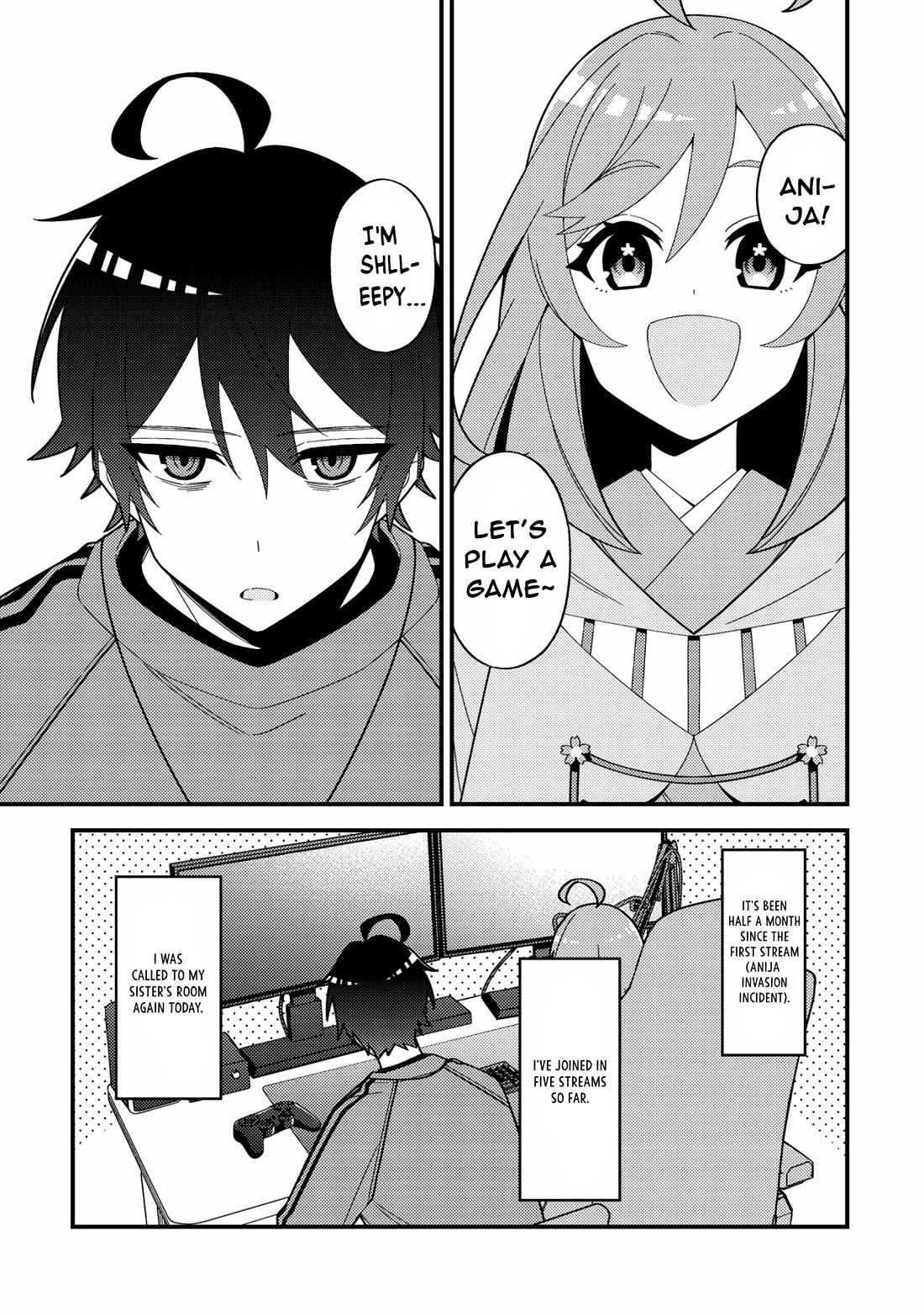 That Time I Crashed Into My Little Sister's Stream and Was Treated Like a VTuber Chapter 3 page 2 - Chapter 3: I didn’t hear about a collab