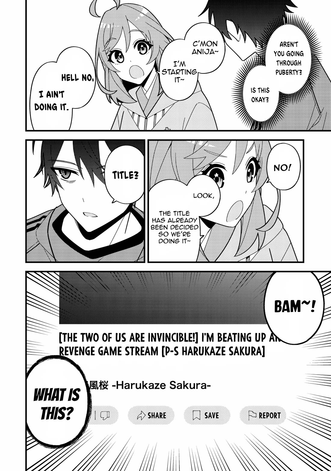 That Time I Crashed Into My Little Sister's Stream and Was Treated Like a VTuber Chapter 3 page 3 - Chapter 3: I didn’t hear about a collab