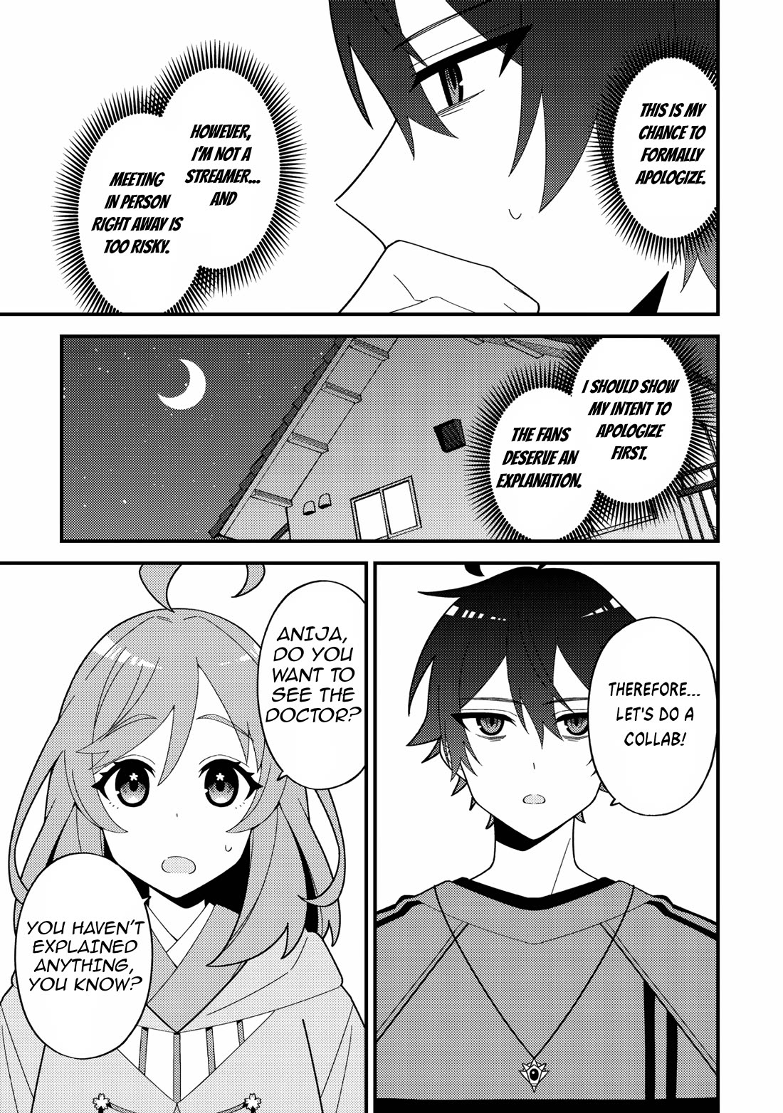 That Time I Crashed Into My Little Sister's Stream and Was Treated Like a VTuber Chapter 4 page 4 - Chapter 4: Anija wants to apologize