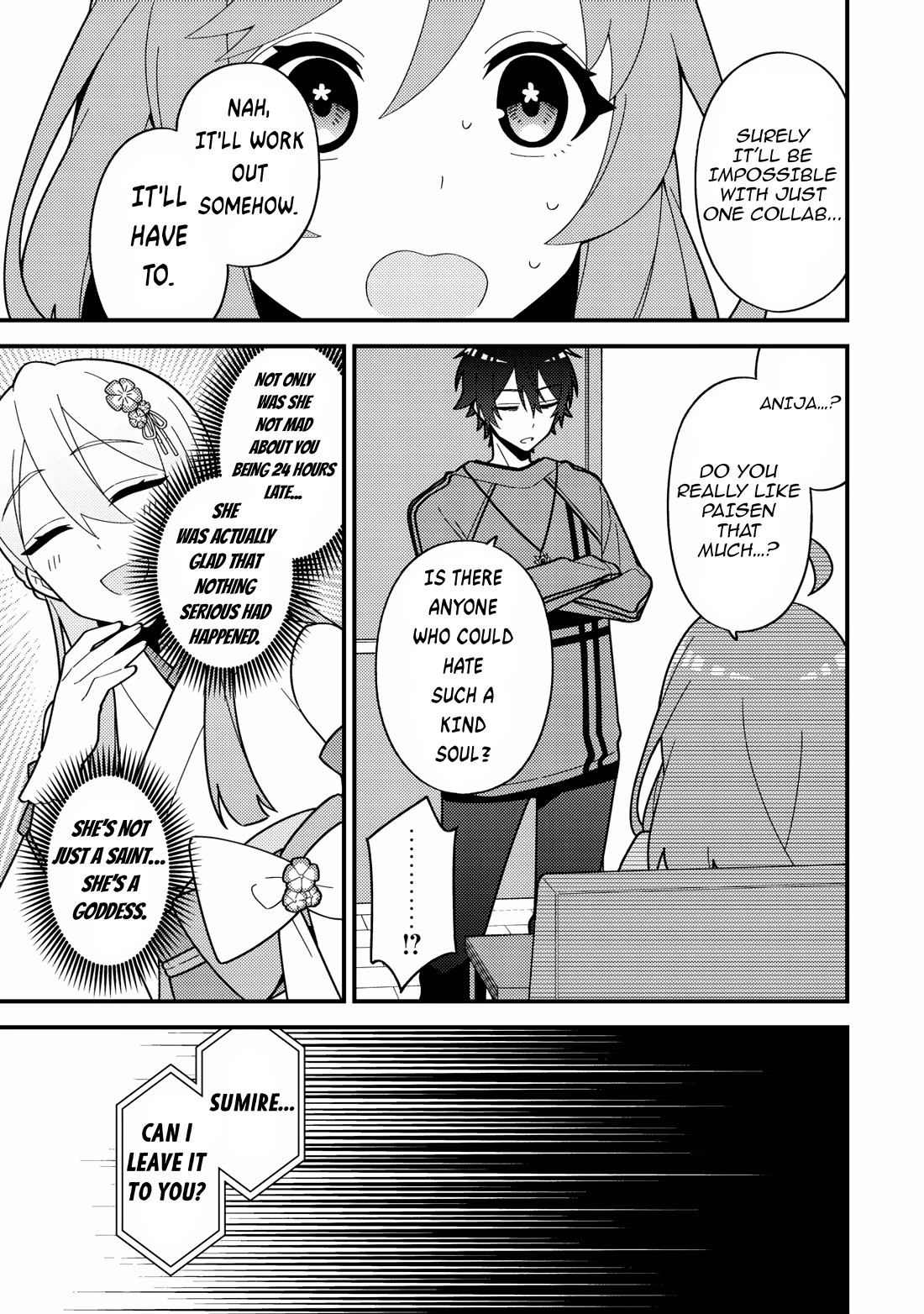 That Time I Crashed Into My Little Sister's Stream and Was Treated Like a VTuber Chapter 4 page 6 - Chapter 4: Anija wants to apologize