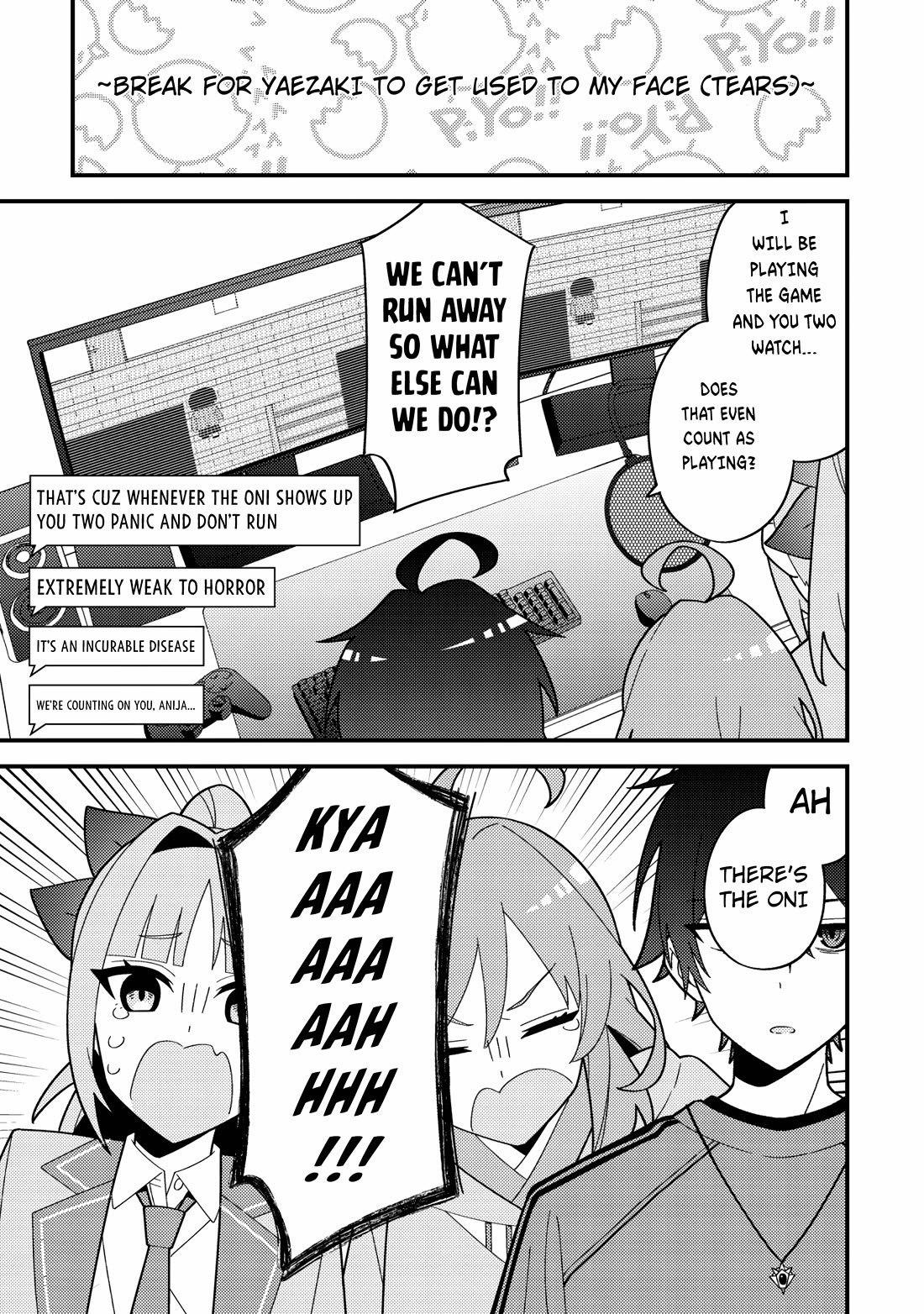 That Time I Crashed Into My Little Sister's Stream and Was Treated Like a VTuber Chapter 6 page 21 - Chapter 6: Horror game stream and off-collab