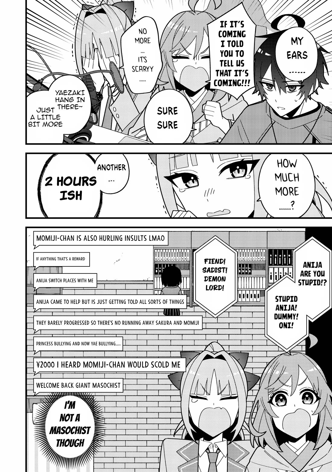 That Time I Crashed Into My Little Sister's Stream and Was Treated Like a VTuber Chapter 6 page 22 - Chapter 6: Horror game stream and off-collab