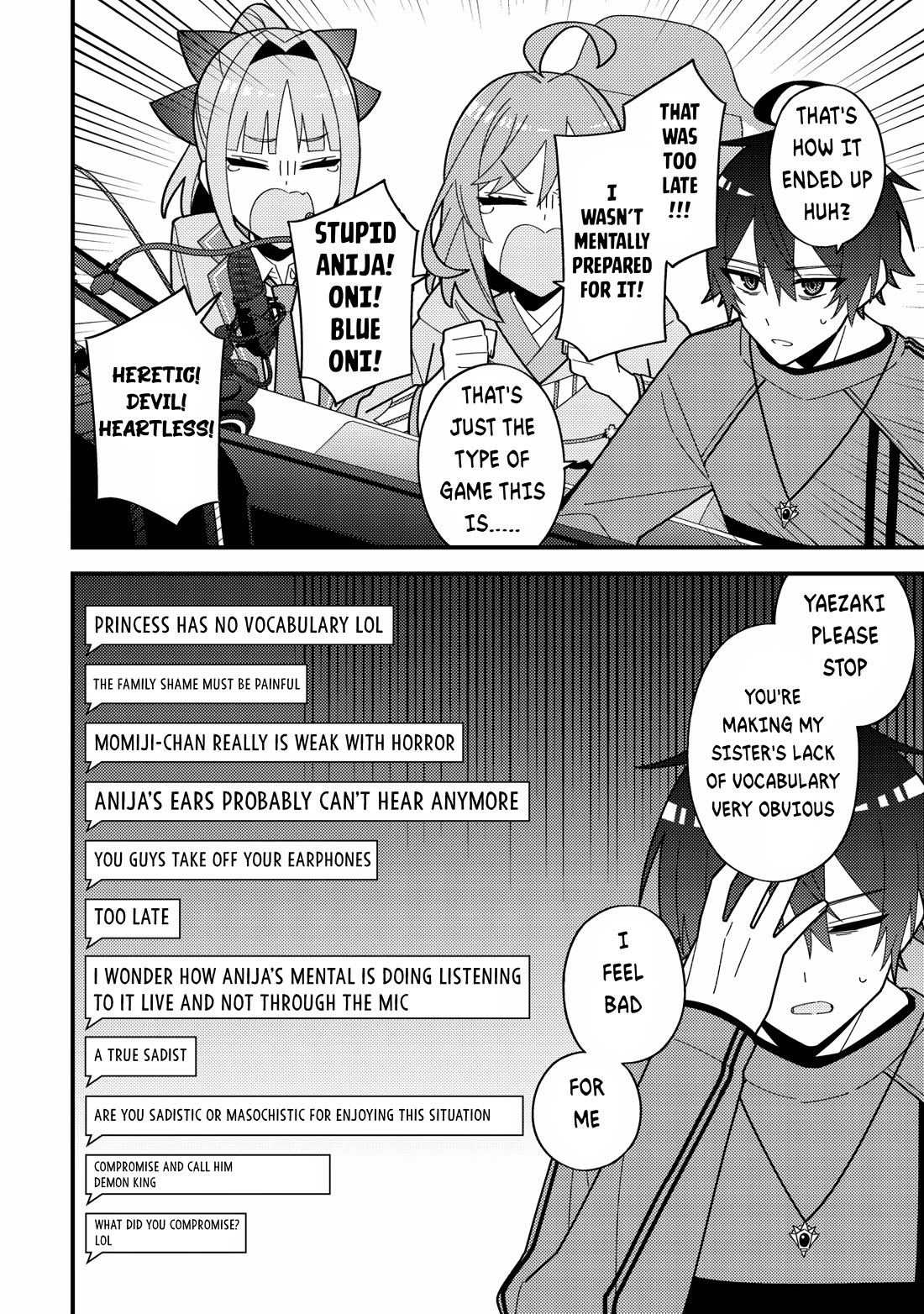 That Time I Crashed Into My Little Sister's Stream and Was Treated Like a VTuber Chapter 6 page 24 - Chapter 6: Horror game stream and off-collab