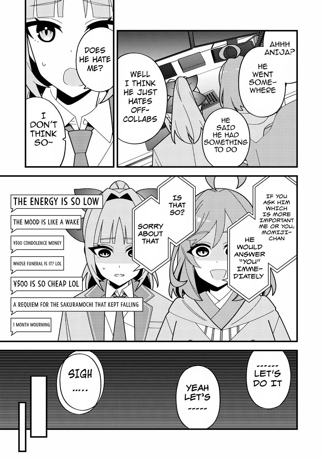 That Time I Crashed Into My Little Sister's Stream and Was Treated Like a VTuber Chapter 6 page 3 - Chapter 6: Horror game stream and off-collab