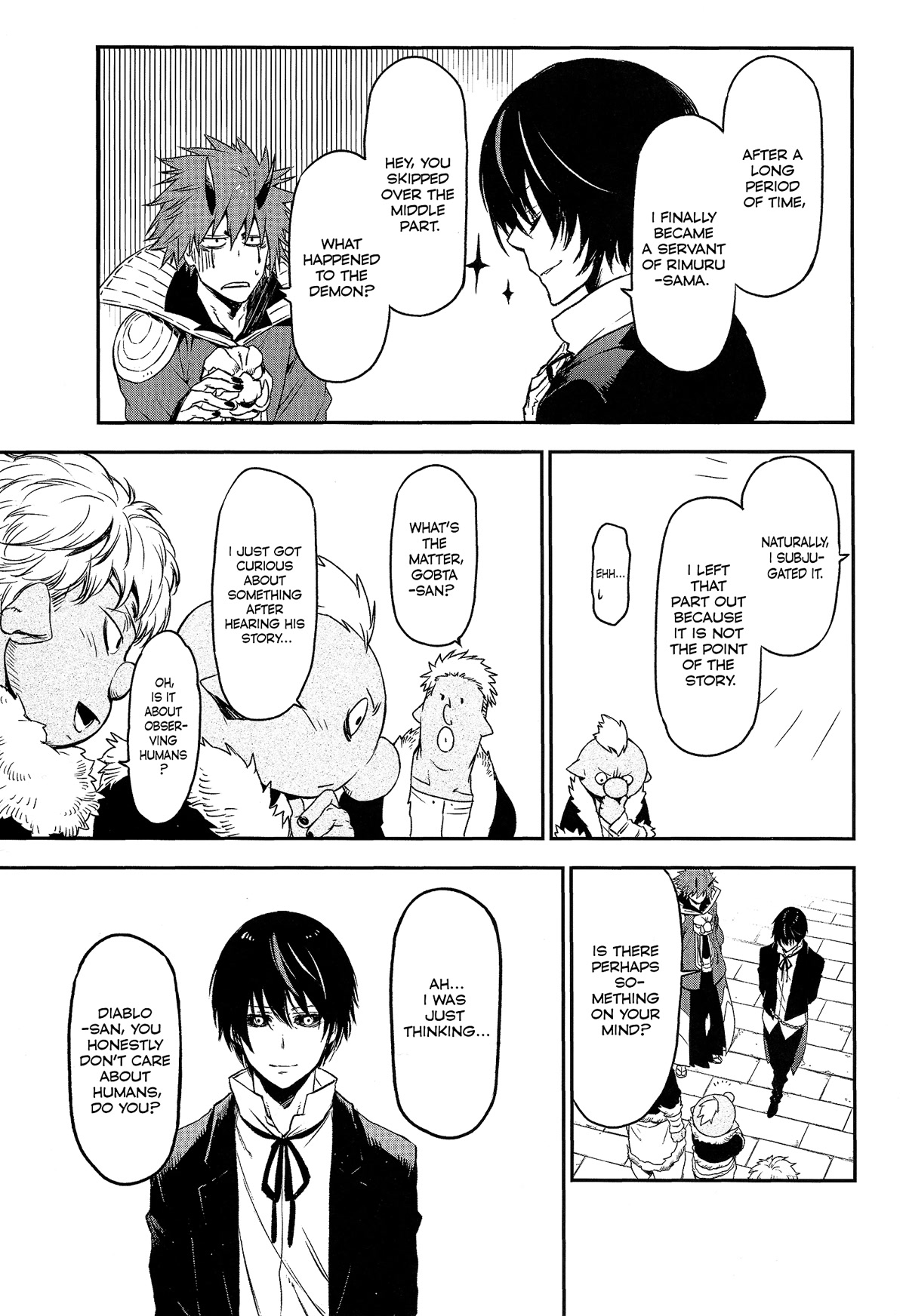 That Time I Got Reincarnated as a Slime - Tensura Short Stories Chapter 3 page 5 - Chapter 3: Diablo's Interview