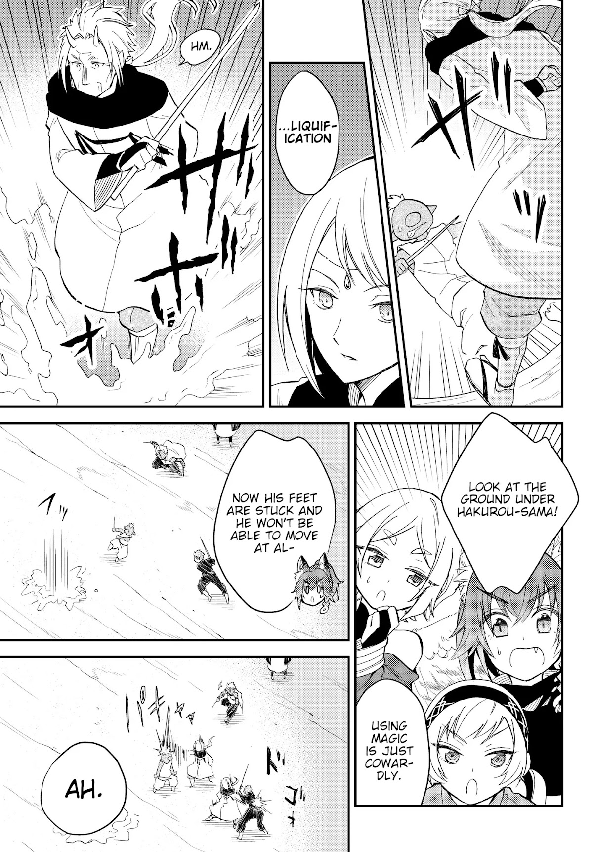 That Time I Was Reincarnated As A Slime Strange Tales: Monster Country Life Of Trinity Chapter 10 page 3 - Chapter 10: We'll Show Them Our Full Strength! A Warrior's Pride (Part 1)
