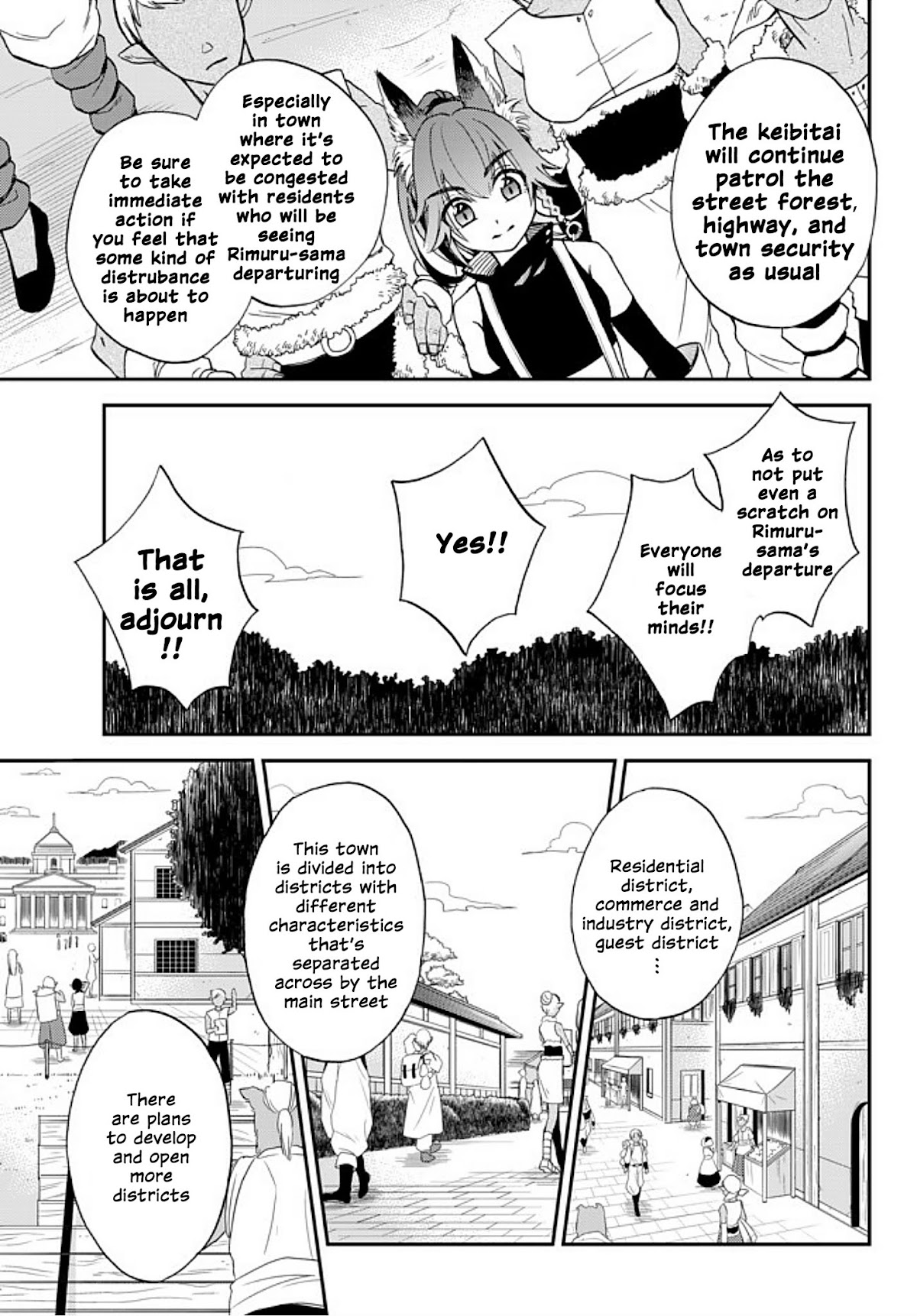 That Time I Was Reincarnated As A Slime Strange Tales: Monster Country Life Of Trinity Chapter 2 page 3 - Chapter 2: I'll Do It! The Keibitai's Work!