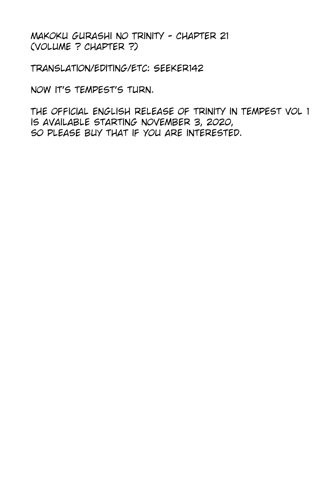 That Time I Was Reincarnated As A Slime Strange Tales: Monster Country Life Of Trinity Chapter 21 page 19 - Chapter 21: Things That Can't Be Given Up (Part 2)