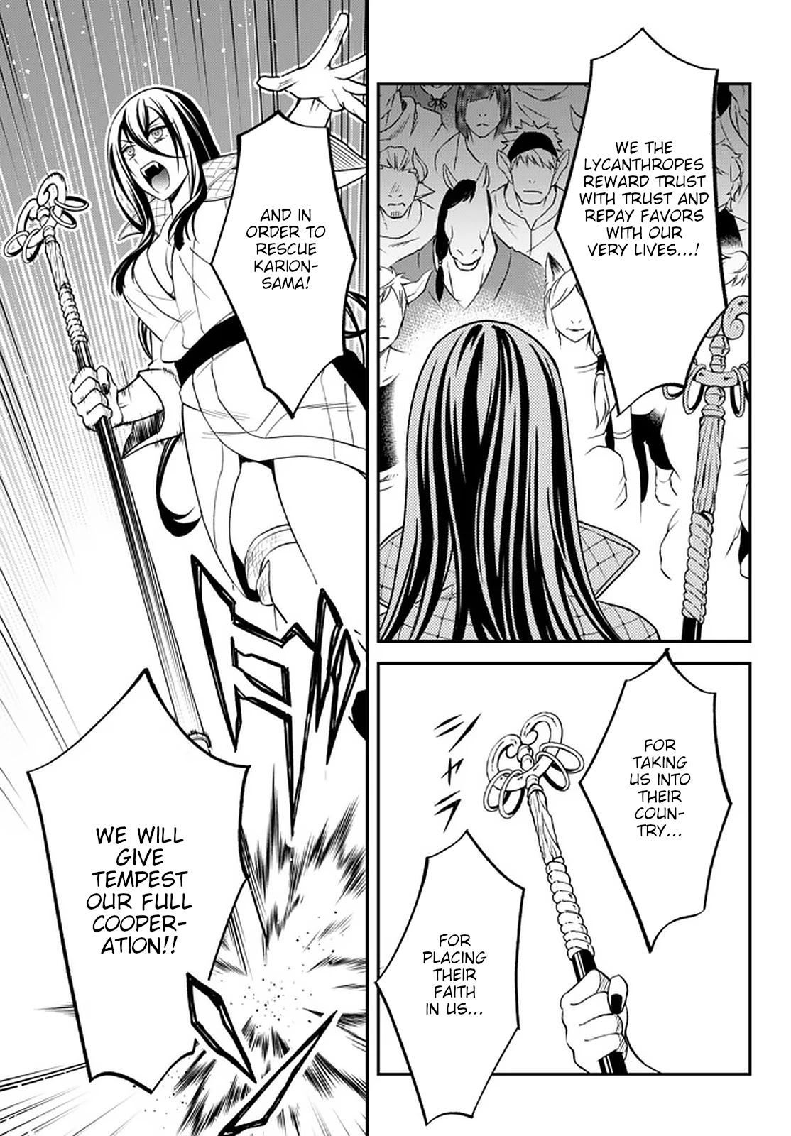 That Time I Was Reincarnated As A Slime Strange Tales: Monster Country Life Of Trinity Chapter 27 page 21 - Chapter 27: Proud Roar