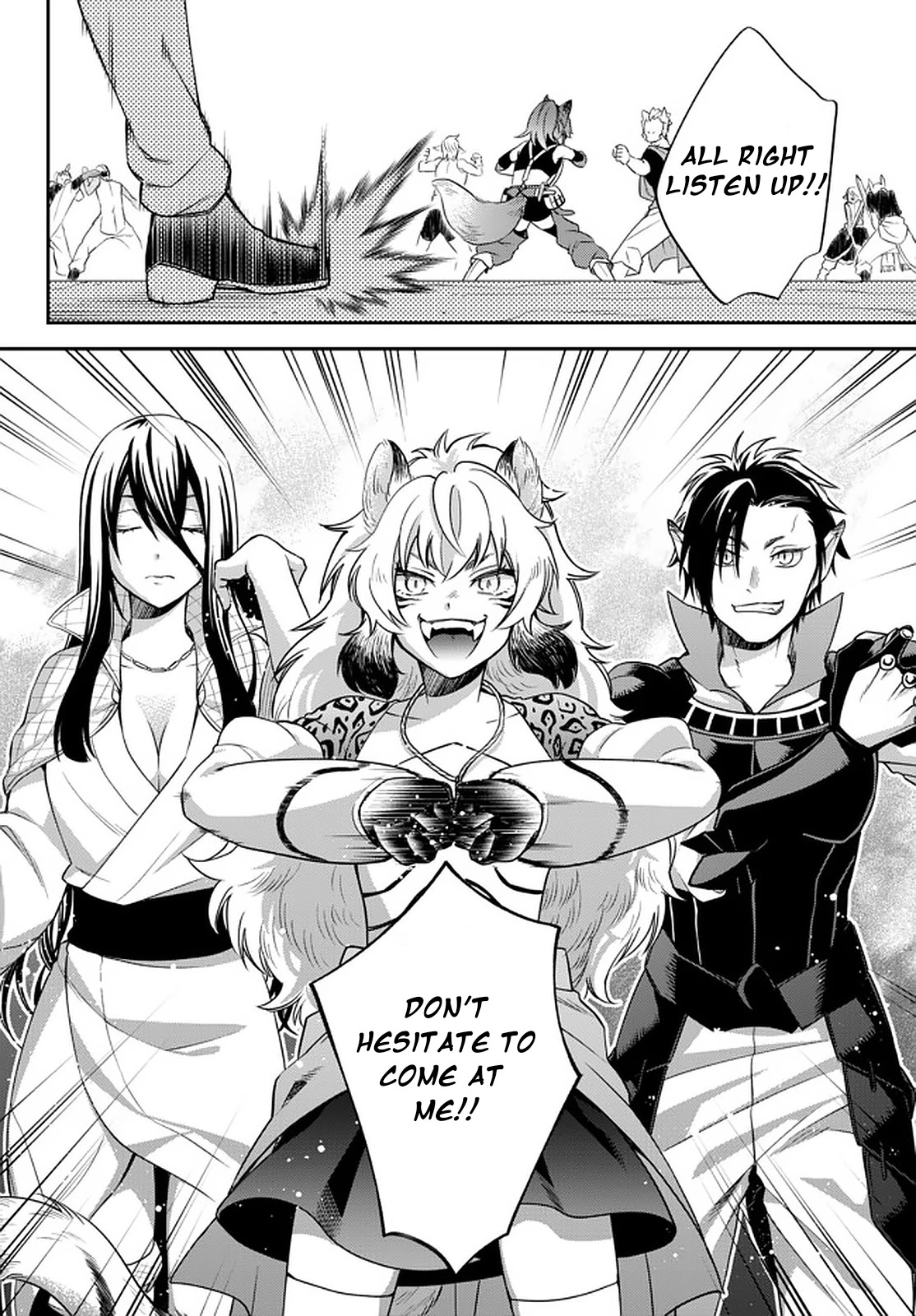 That Time I Was Reincarnated As A Slime Strange Tales: Monster Country Life Of Trinity Chapter 28 page 8 - Chapter 28: proud roar (continued)