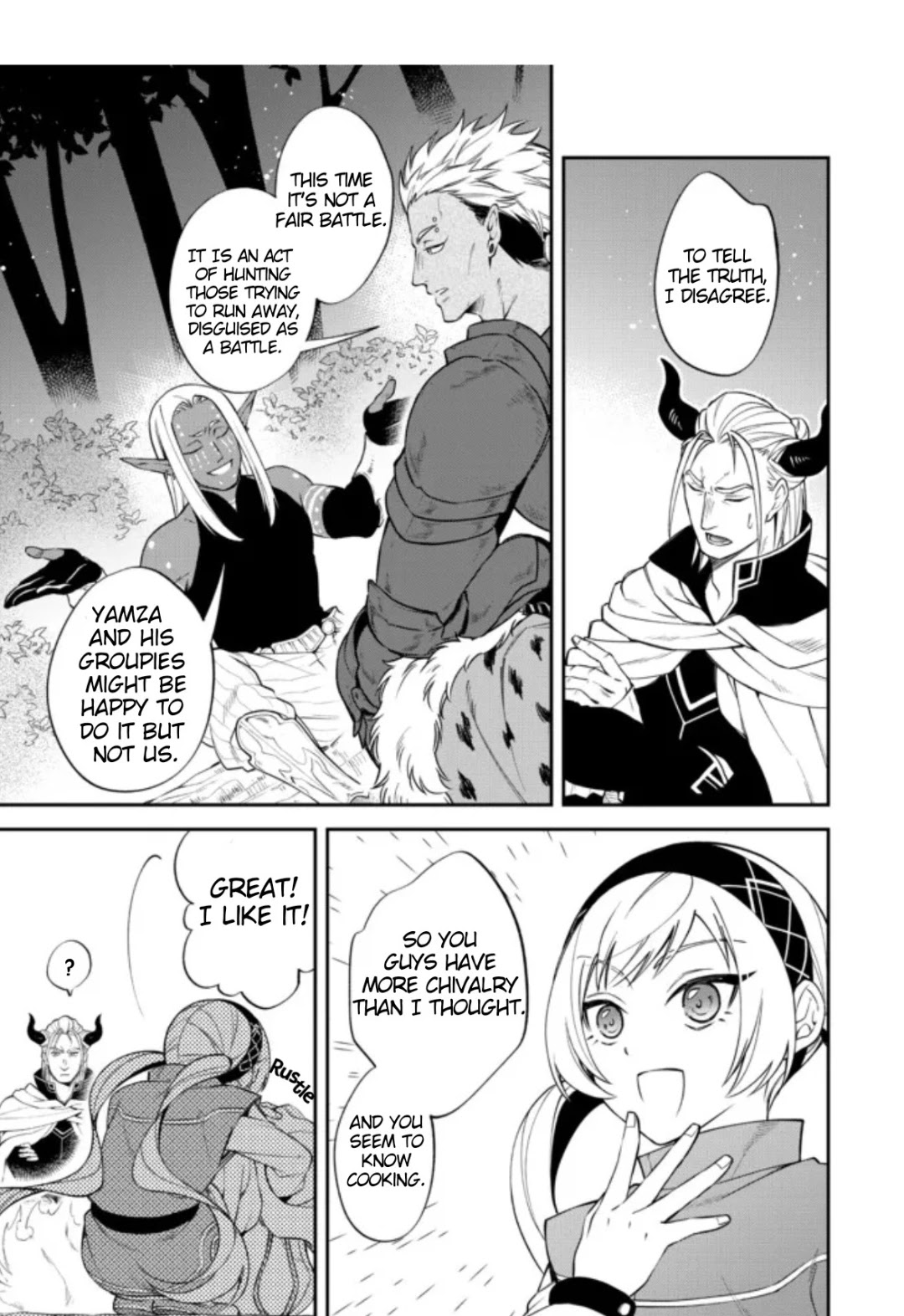 That Time I Was Reincarnated As A Slime Strange Tales: Monster Country Life Of Trinity Chapter 37 page 13 - Chapter 37: Veteran Soldiers Of The Camp