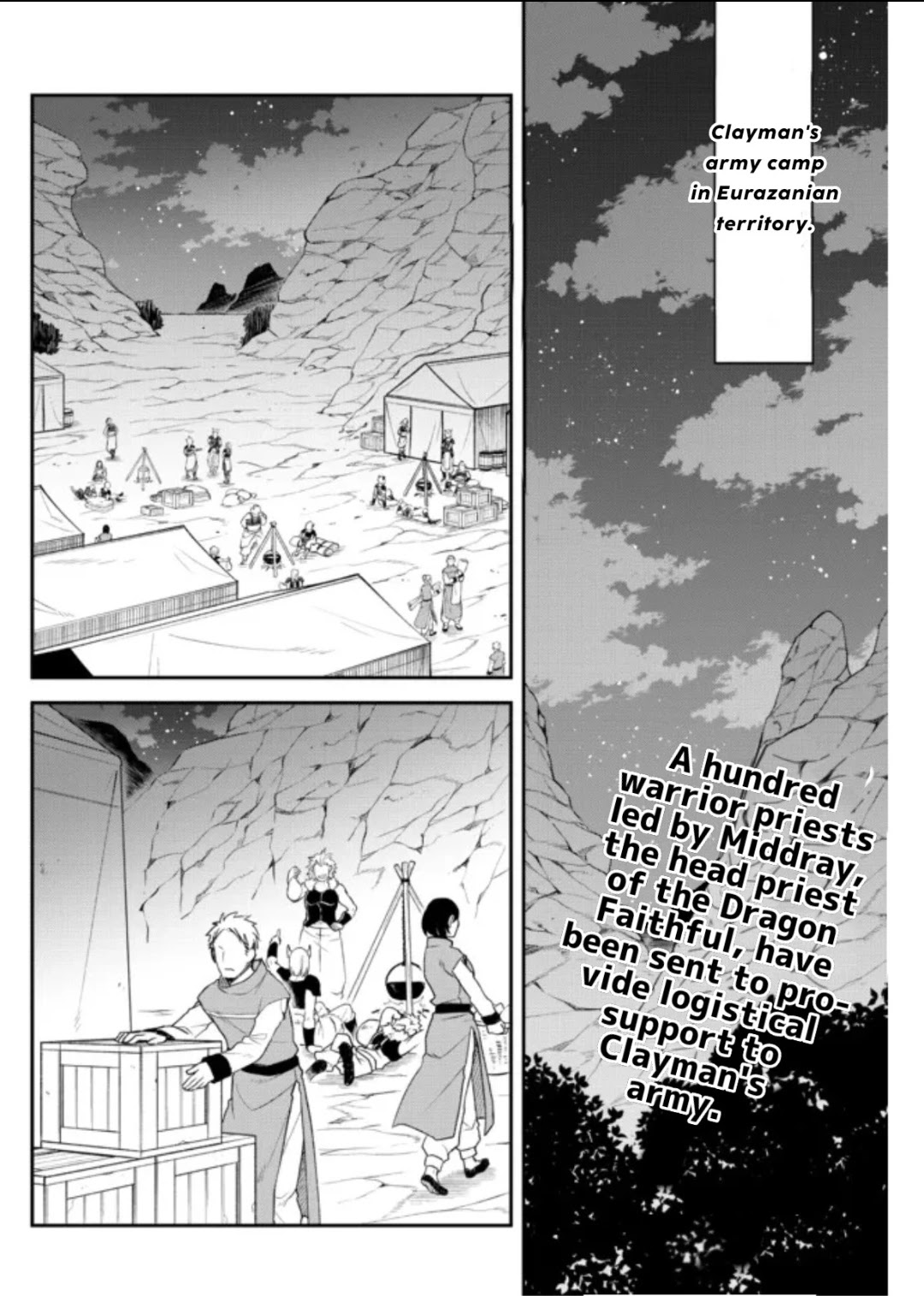 That Time I Was Reincarnated As A Slime Strange Tales: Monster Country Life Of Trinity Chapter 37 page 2 - Chapter 37: Veteran Soldiers Of The Camp