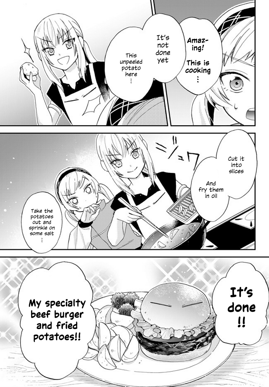 That Time I Was Reincarnated As A Slime Strange Tales: Monster Country Life Of Trinity Chapter 4 page 15 - Chapter 4: Let's Ask! The Road to Cooking!!