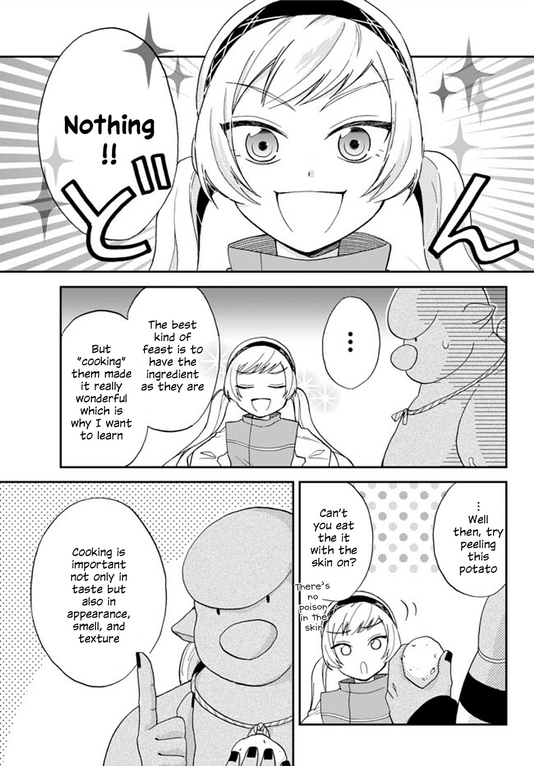 That Time I Was Reincarnated As A Slime Strange Tales: Monster Country Life Of Trinity Chapter 4 page 9 - Chapter 4: Let's Ask! The Road to Cooking!!