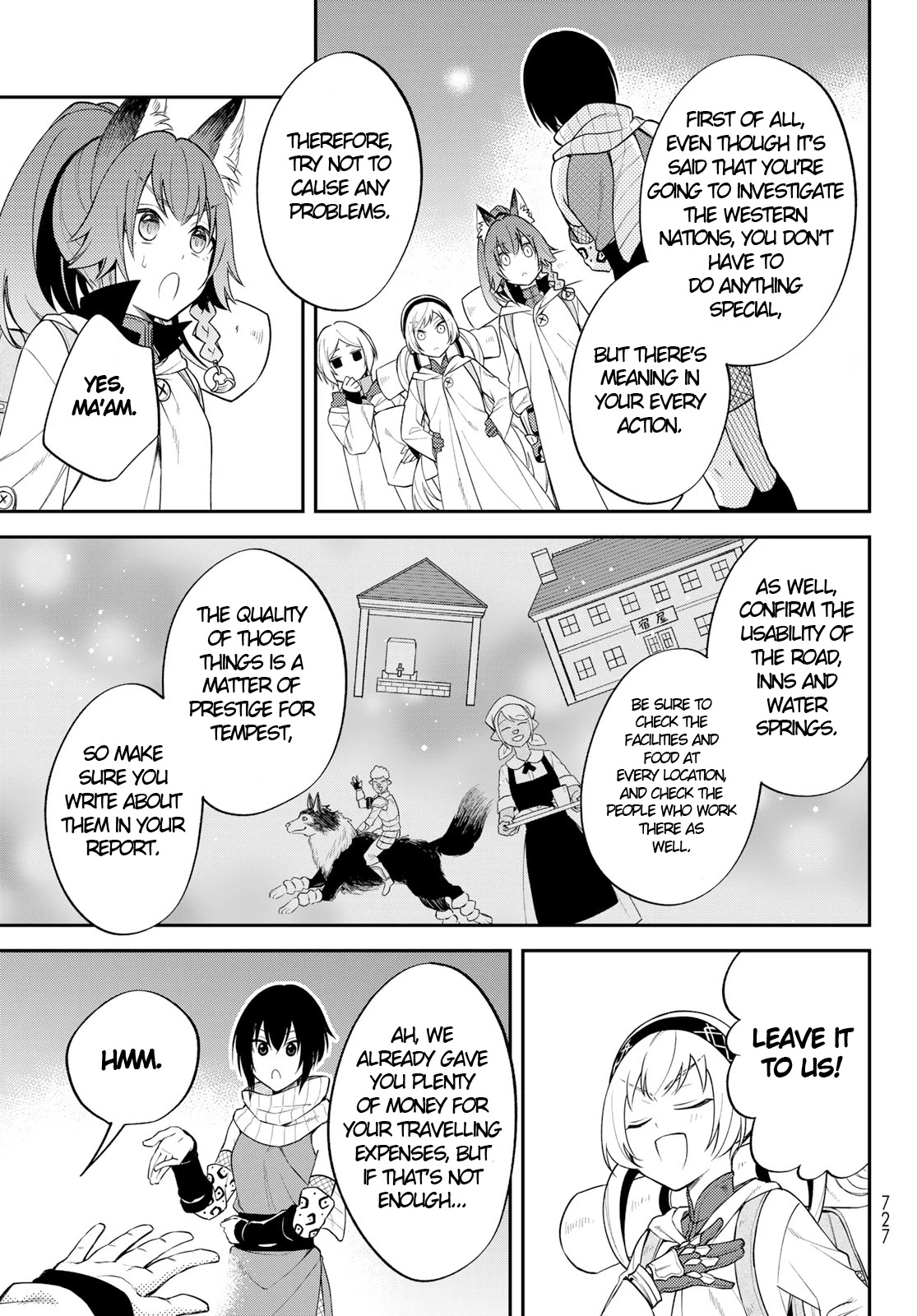 That Time I Was Reincarnated As A Slime Strange Tales: Monster Country Life Of Trinity Chapter 44 page 9 - Chapter 44: The Departure