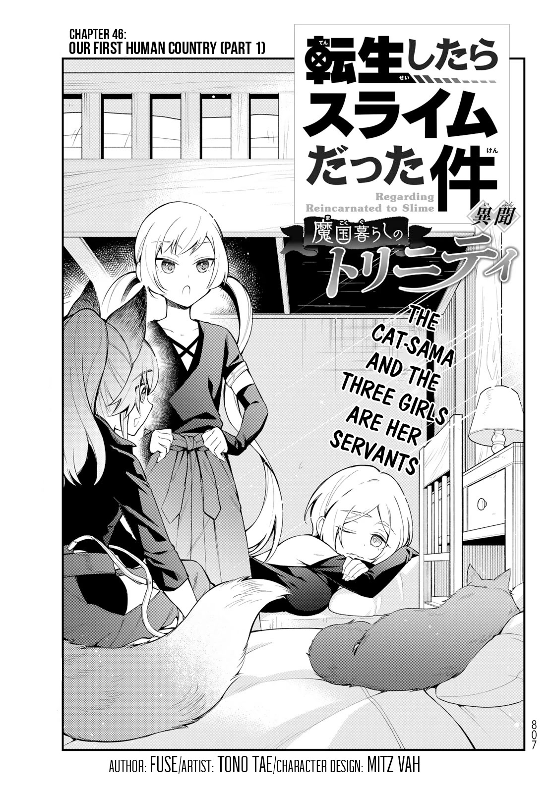 That Time I Was Reincarnated As A Slime Strange Tales: Monster Country Life Of Trinity Chapter 46 page 1 - Chapter 46: Our First Human Country (Part 1)