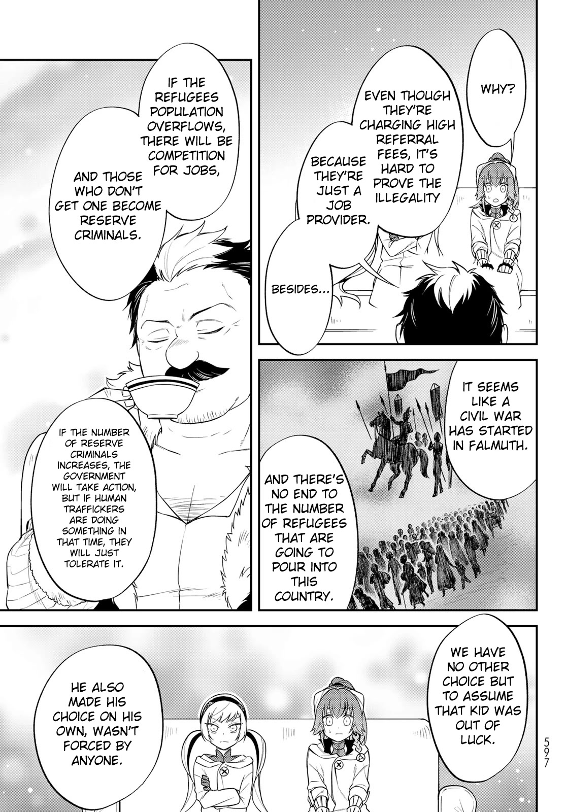 That Time I Was Reincarnated As A Slime Strange Tales: Monster Country Life Of Trinity Chapter 48 page 15 - Chapter 48: Running Through Blumund (Part 1)