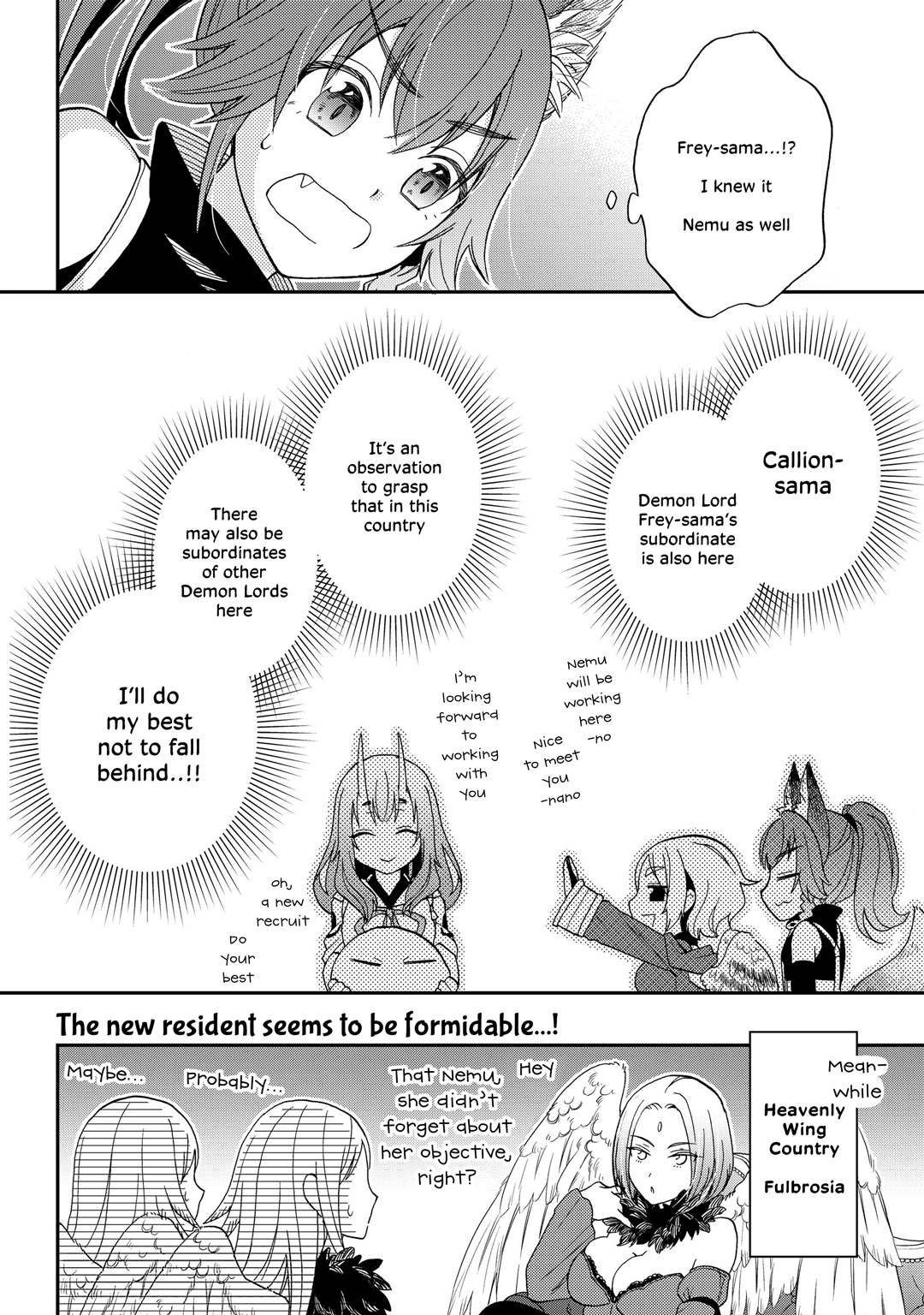 That Time I Was Reincarnated As A Slime Strange Tales: Monster Country Life Of Trinity Chapter 5 page 22 - Chapter 5: It's Hopeless, a Fearless Intruder!