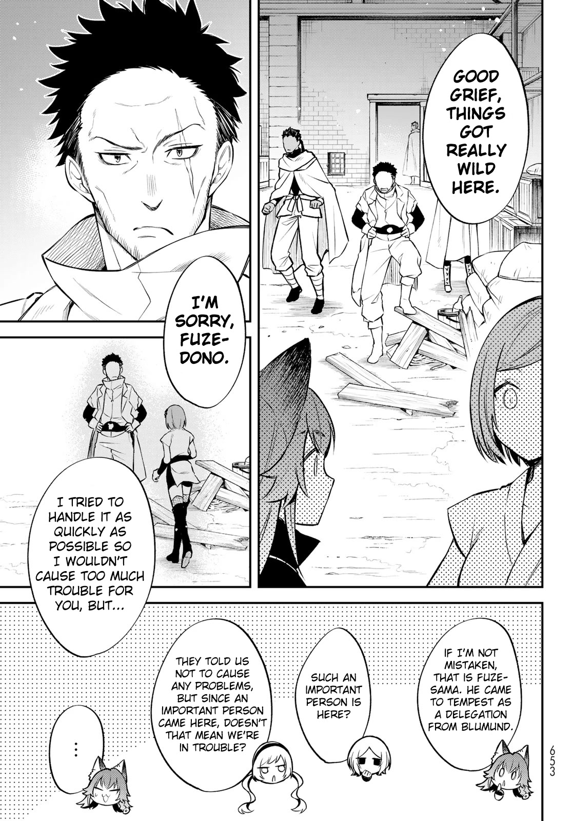 That Time I Was Reincarnated As A Slime Strange Tales: Monster Country Life Of Trinity Chapter 52 page 6 - Chapter 52: Running Through Blumund (Part 5)