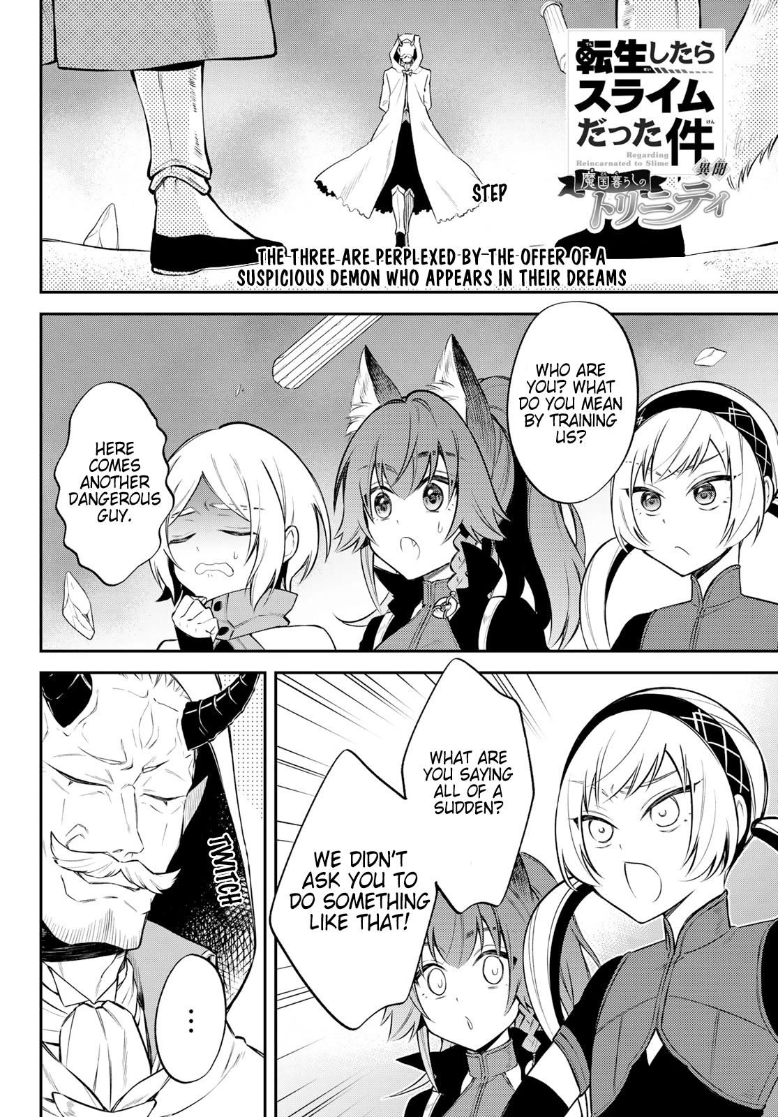 That Time I Was Reincarnated As A Slime Strange Tales: Monster Country Life Of Trinity Chapter 55 page 1 - Chapter 55: Practice in a Dream (Part 2)