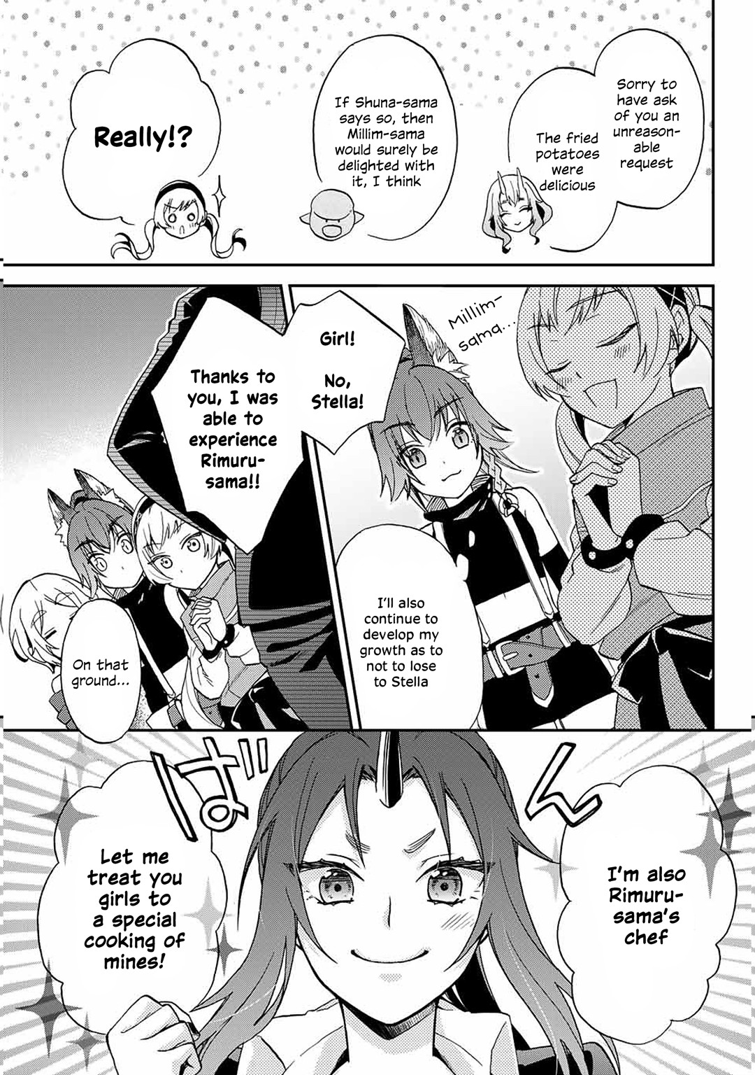 That Time I Was Reincarnated As A Slime Strange Tales: Monster Country Life Of Trinity Chapter 6 page 19 - Chapter 6: I'll Do It! I'll Sway Your Hearts With My Very First Cooking