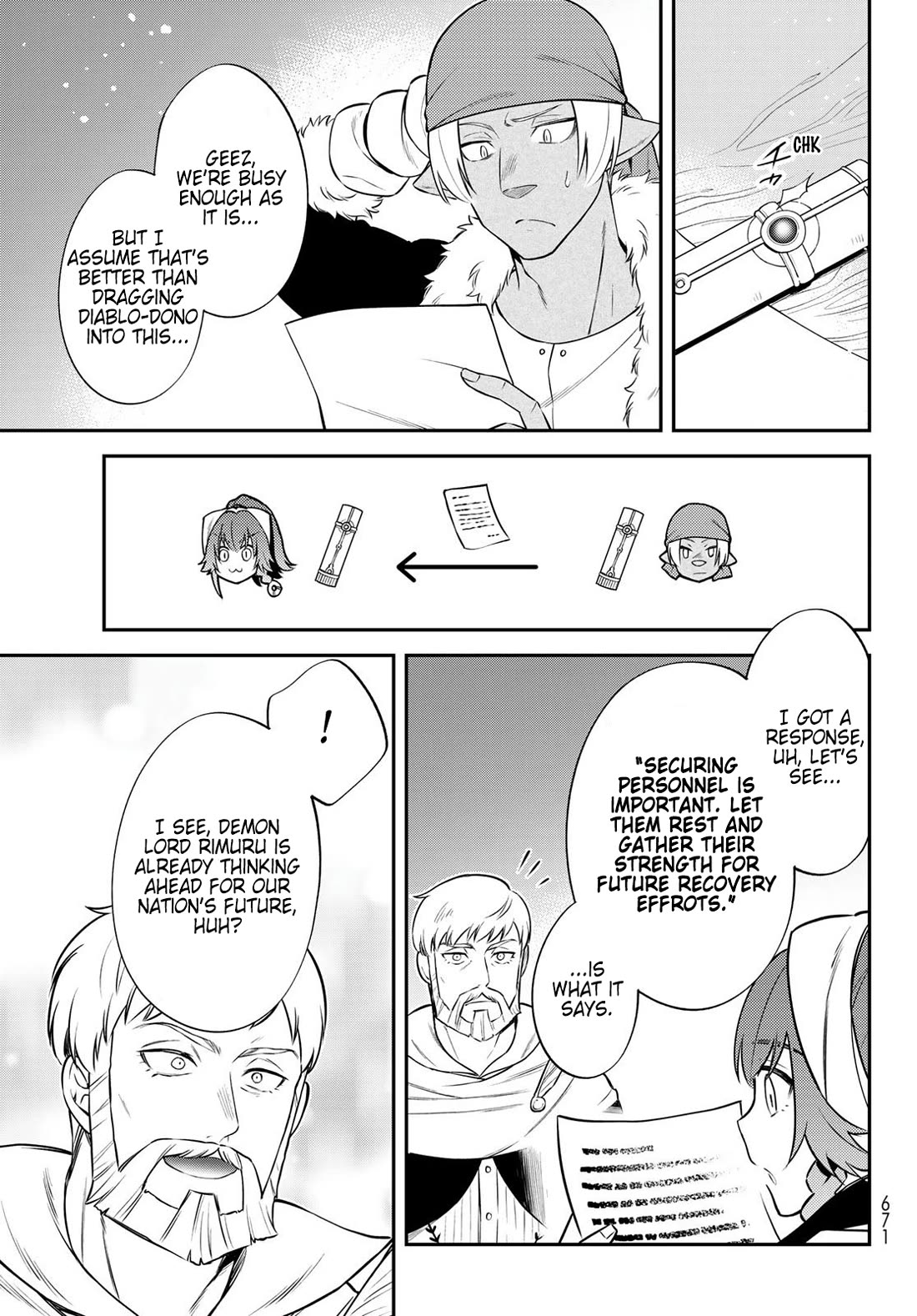 That Time I Was Reincarnated As A Slime Strange Tales: Monster Country Life Of Trinity Chapter 63 page 27 - Chapter 63: Chaotic Discussion