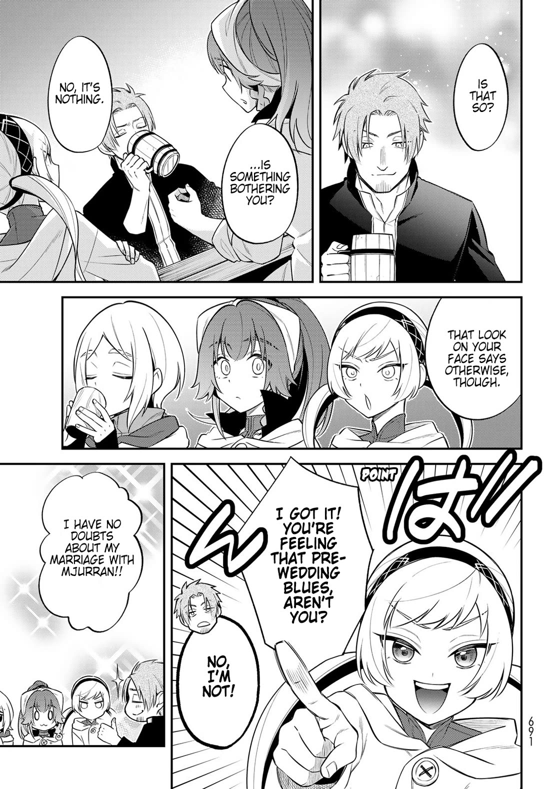 That Time I Was Reincarnated As A Slime Strange Tales: Monster Country Life Of Trinity Chapter 65 page 13 - Chapter 65: A Tavern in Chaos