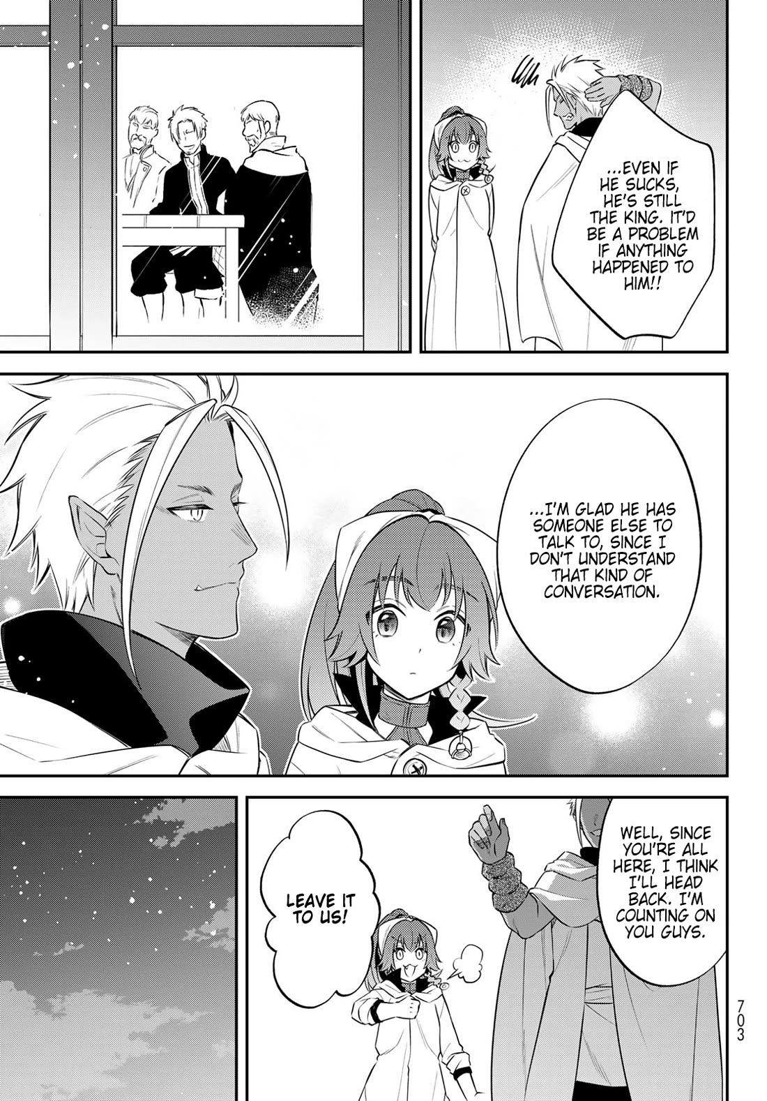 That Time I Was Reincarnated As A Slime Strange Tales: Monster Country Life Of Trinity Chapter 65 page 25 - Chapter 65: A Tavern in Chaos
