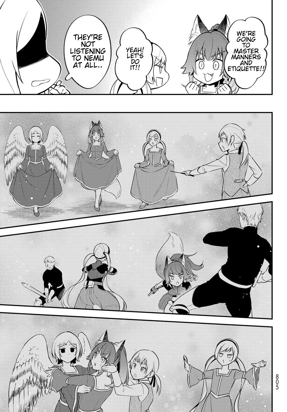 That Time I Was Reincarnated As A Slime Strange Tales: Monster Country Life Of Trinity Chapter 67 page 19 - Chapter 67: The Struggles of Learning Etiquette