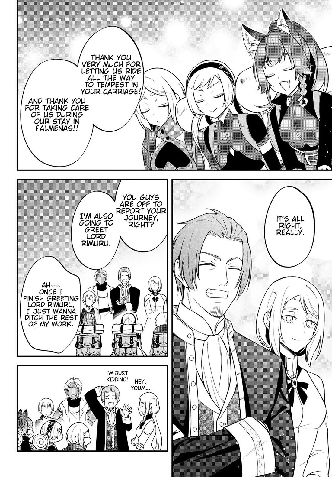 That Time I Was Reincarnated As A Slime Strange Tales: Monster Country Life Of Trinity Chapter 76 page 14 - Chapter 76: Returning Home!