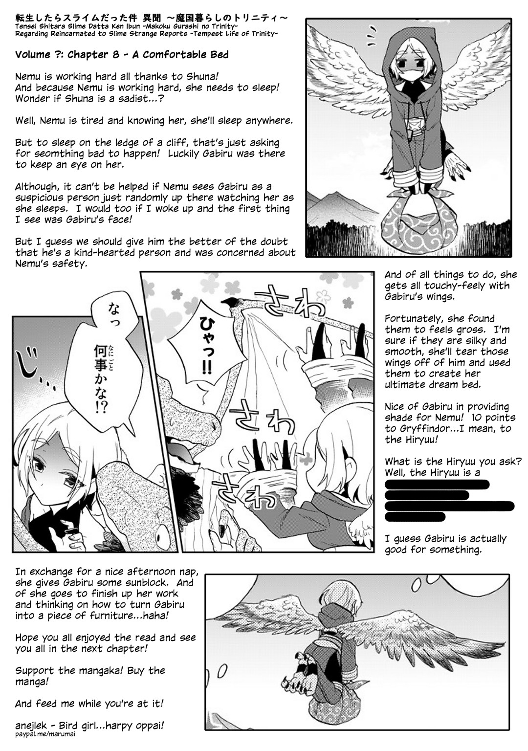 That Time I Was Reincarnated As A Slime Strange Tales: Monster Country Life Of Trinity Chapter 8 page 11 - Chapter 8: A Comfortable Bed