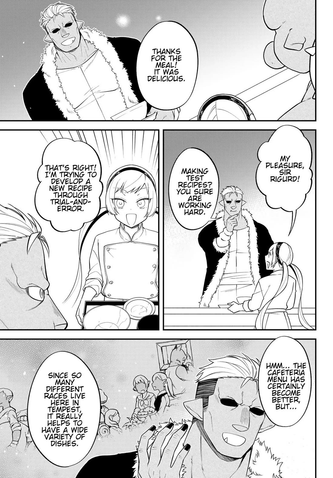 That Time I Was Reincarnated As A Slime Strange Tales: Monster Country Life Of Trinity Chapter 88 page 11 - Chapter 88: Challenge! The Supreme Hospitality Cuisine!!