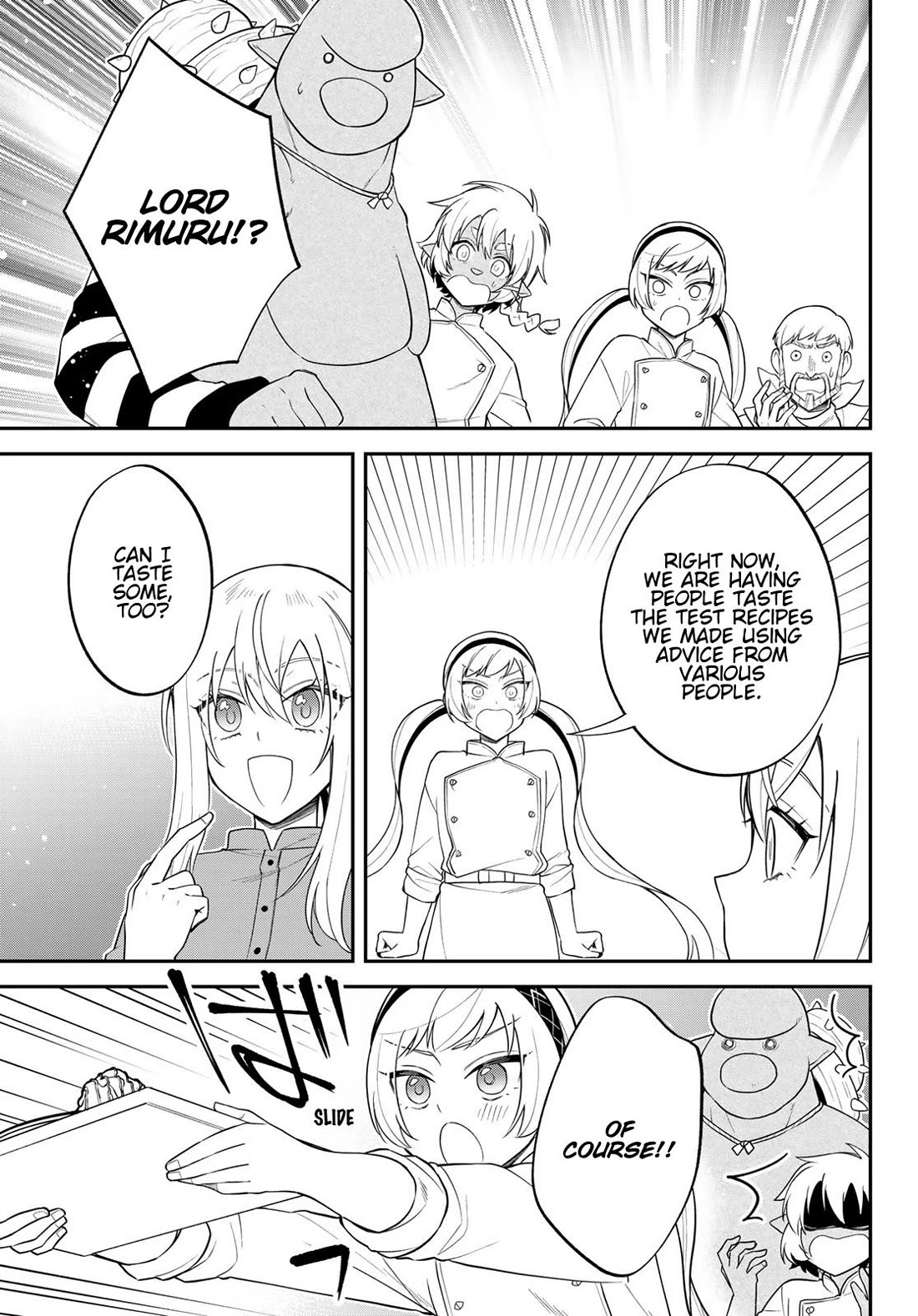 That Time I Was Reincarnated As A Slime Strange Tales: Monster Country Life Of Trinity Chapter 88 page 25 - Chapter 88: Challenge! The Supreme Hospitality Cuisine!!