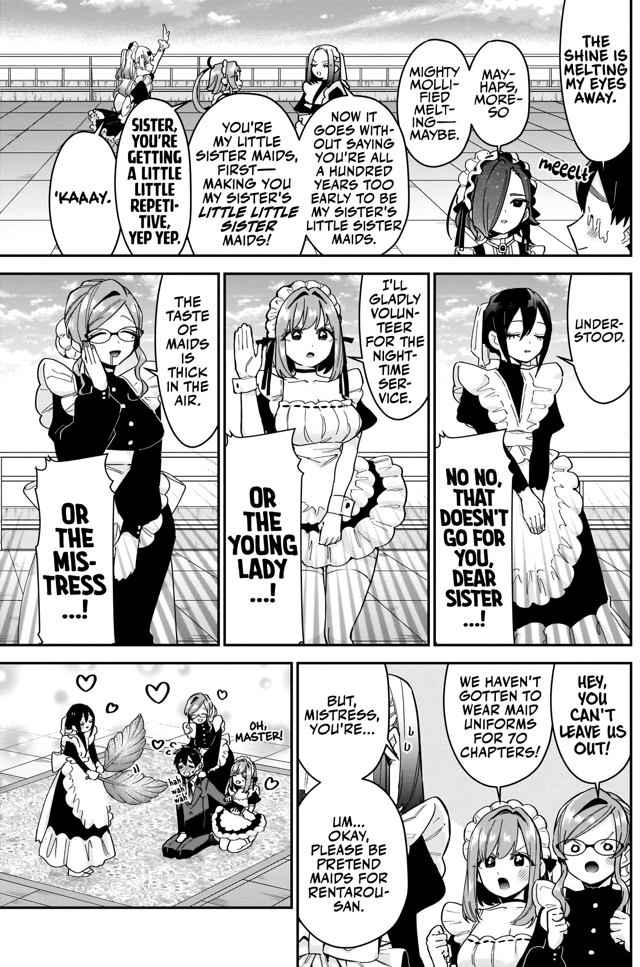 The 100 Girlfriends Who Really, Really, Really, Really, Really Love You Chapter 102 page 4 - Chapter 102: Mai Little Little Sister Maid Lessons