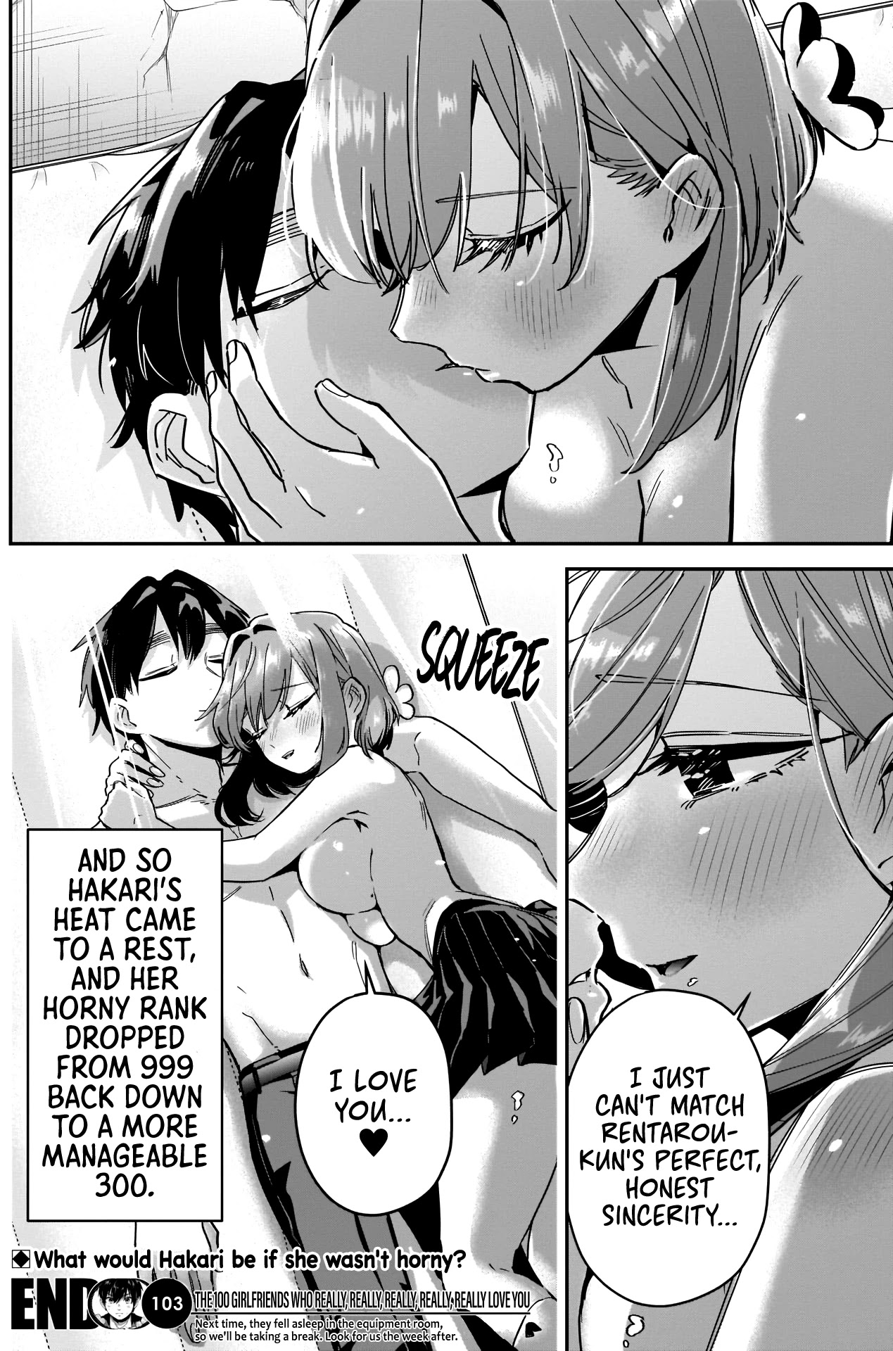 The 100 Girlfriends Who Really, Really, Really, Really, Really Love You Chapter 103 page 21 - Chapter 103: Hakari's Heat