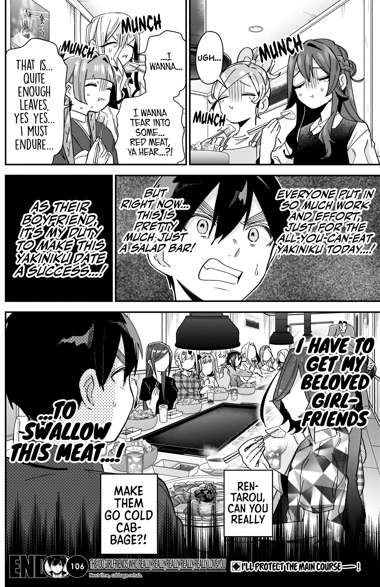 The 100 Girlfriends Who Really, Really, Really, Really, Really Love You Chapter 106 page 21 - Chapter 106: Rentarou's Family's Yakiniku Date