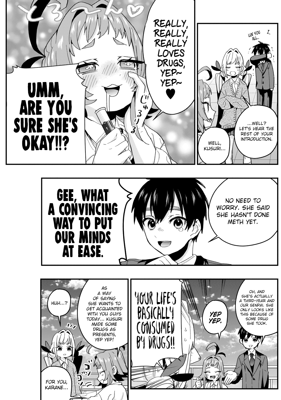 The 100 Girlfriends Who Really, Really, Really, Really, Really Love You Chapter 11 page 4 - Chapter 11: The First Meeting With The Drug Girl