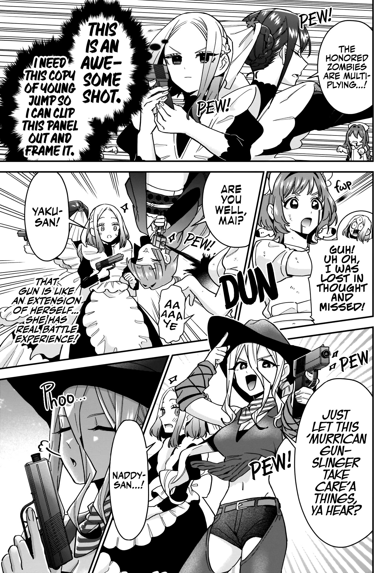 The 100 Girlfriends Who Really, Really, Really, Really, Really Love You Chapter 116 page 16 - Chapter 116: Rentarou's Family's Zombie Nurse Tag