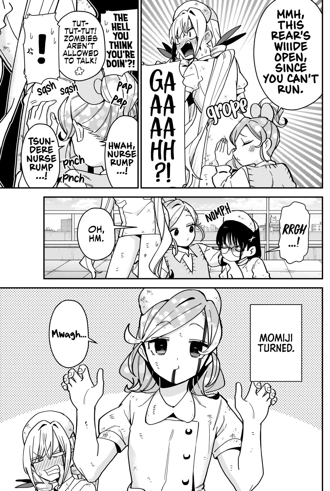 The 100 Girlfriends Who Really, Really, Really, Really, Really Love You Chapter 116 page 18 - Chapter 116: Rentarou's Family's Zombie Nurse Tag