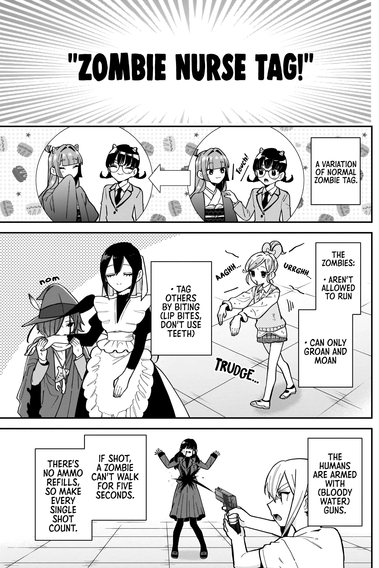 The 100 Girlfriends Who Really, Really, Really, Really, Really Love You Chapter 116 page 6 - Chapter 116: Rentarou's Family's Zombie Nurse Tag