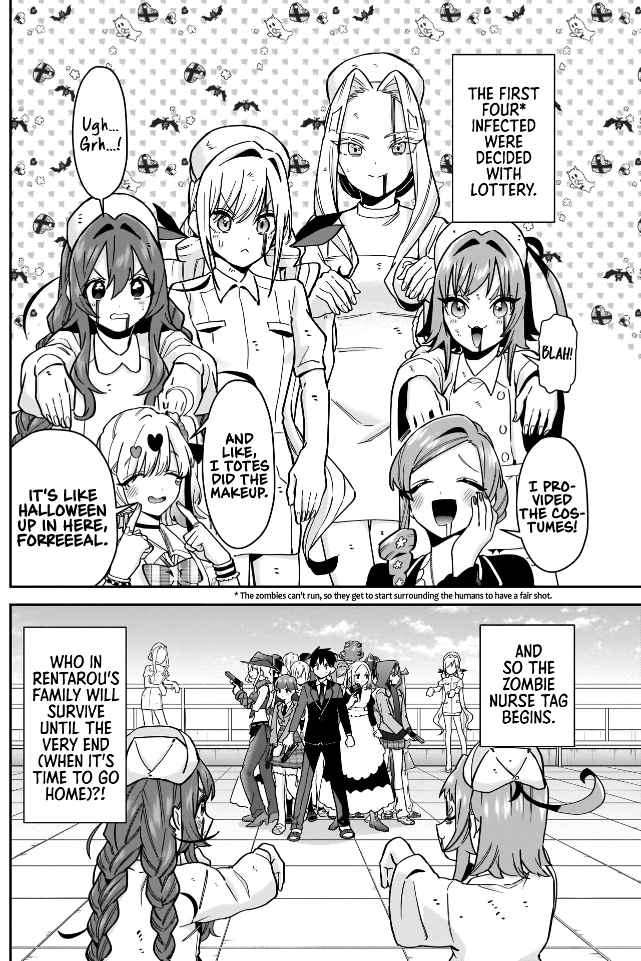 The 100 Girlfriends Who Really, Really, Really, Really, Really Love You Chapter 116 page 7 - Chapter 116: Rentarou's Family's Zombie Nurse Tag