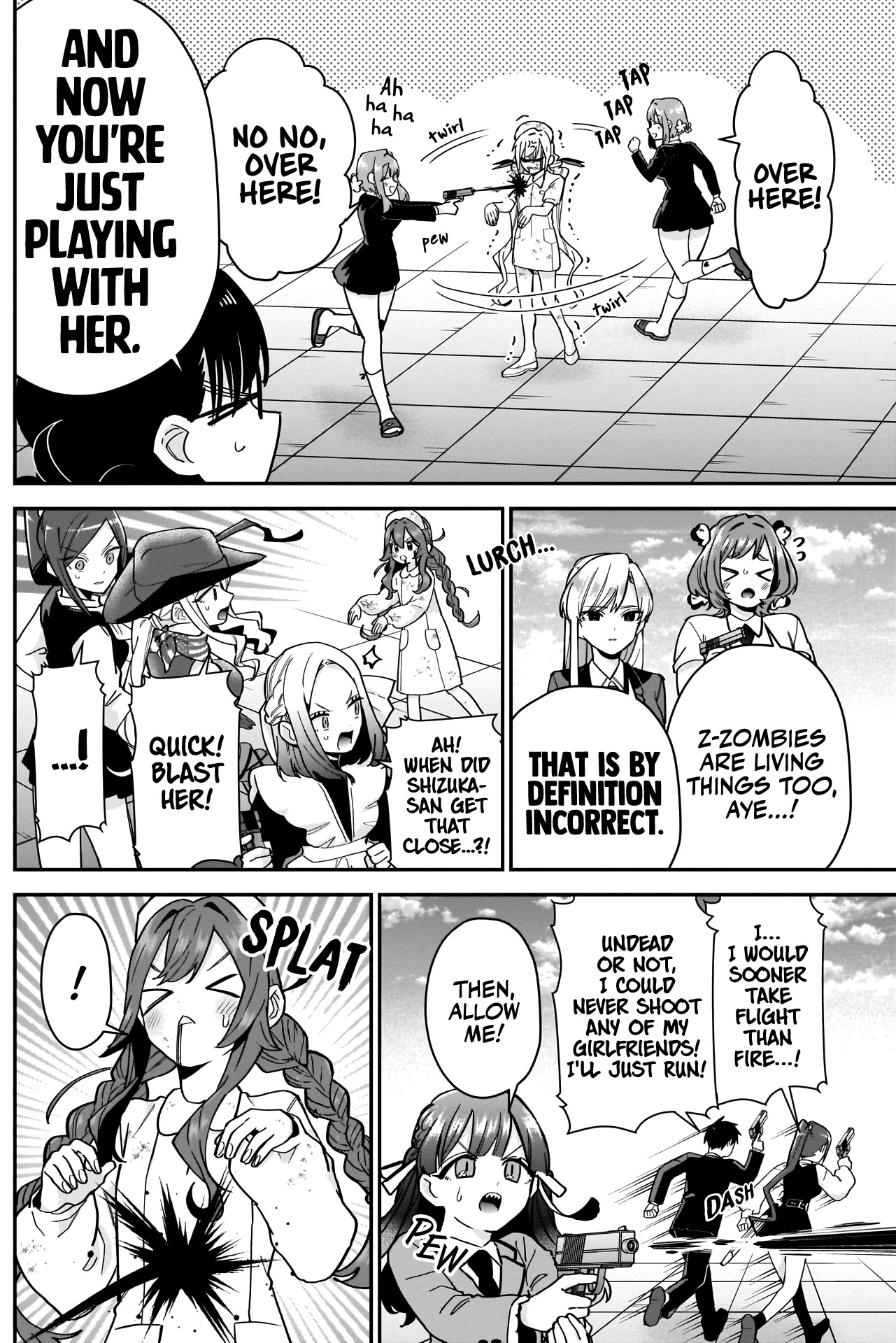 The 100 Girlfriends Who Really, Really, Really, Really, Really Love You Chapter 116 page 9 - Chapter 116: Rentarou's Family's Zombie Nurse Tag