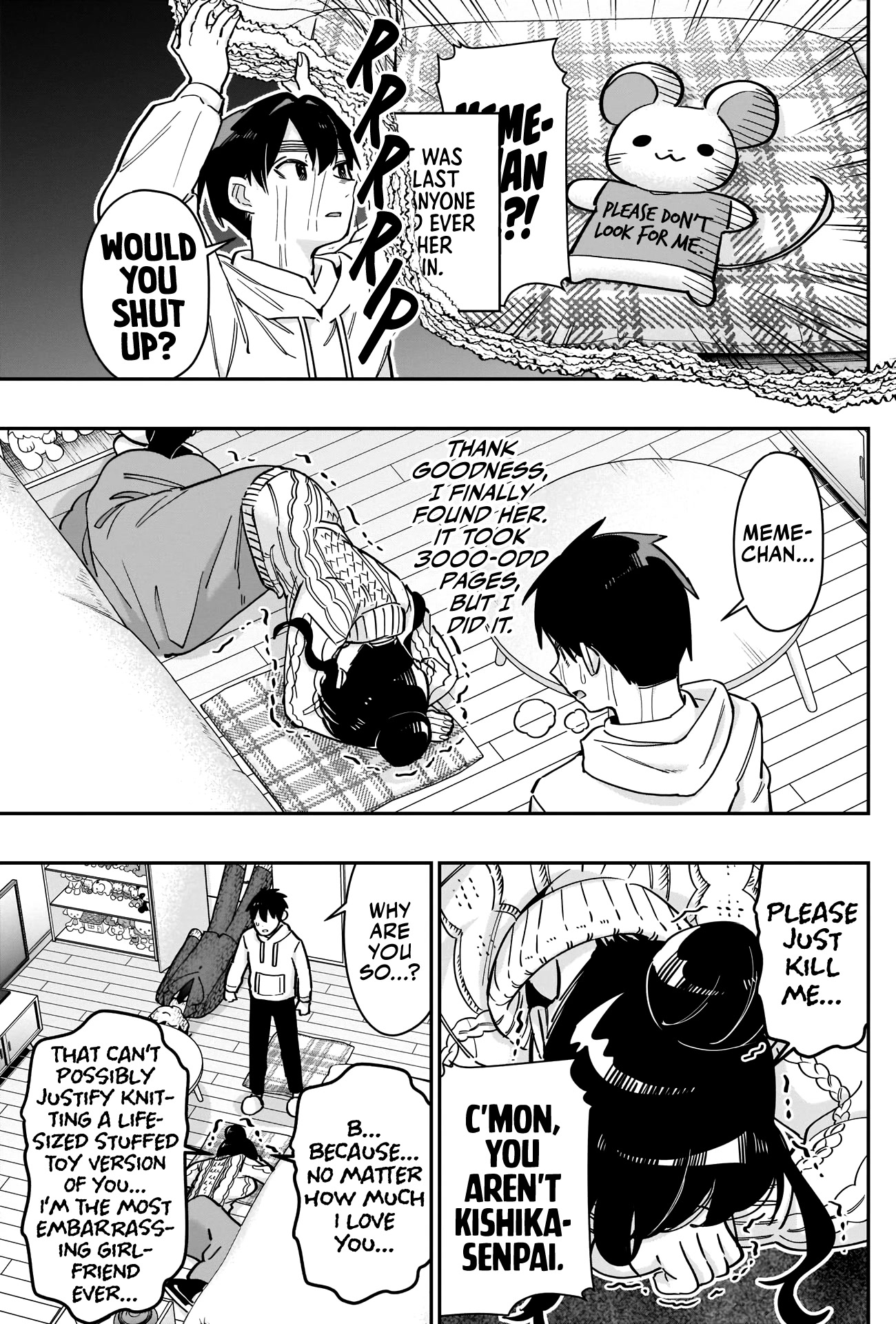 The 100 Girlfriends Who Really, Really, Really, Really, Really Love You Chapter 122 page 8 - Chapter 122: A Home Date With Meme-chan and Her Stuffed Toys